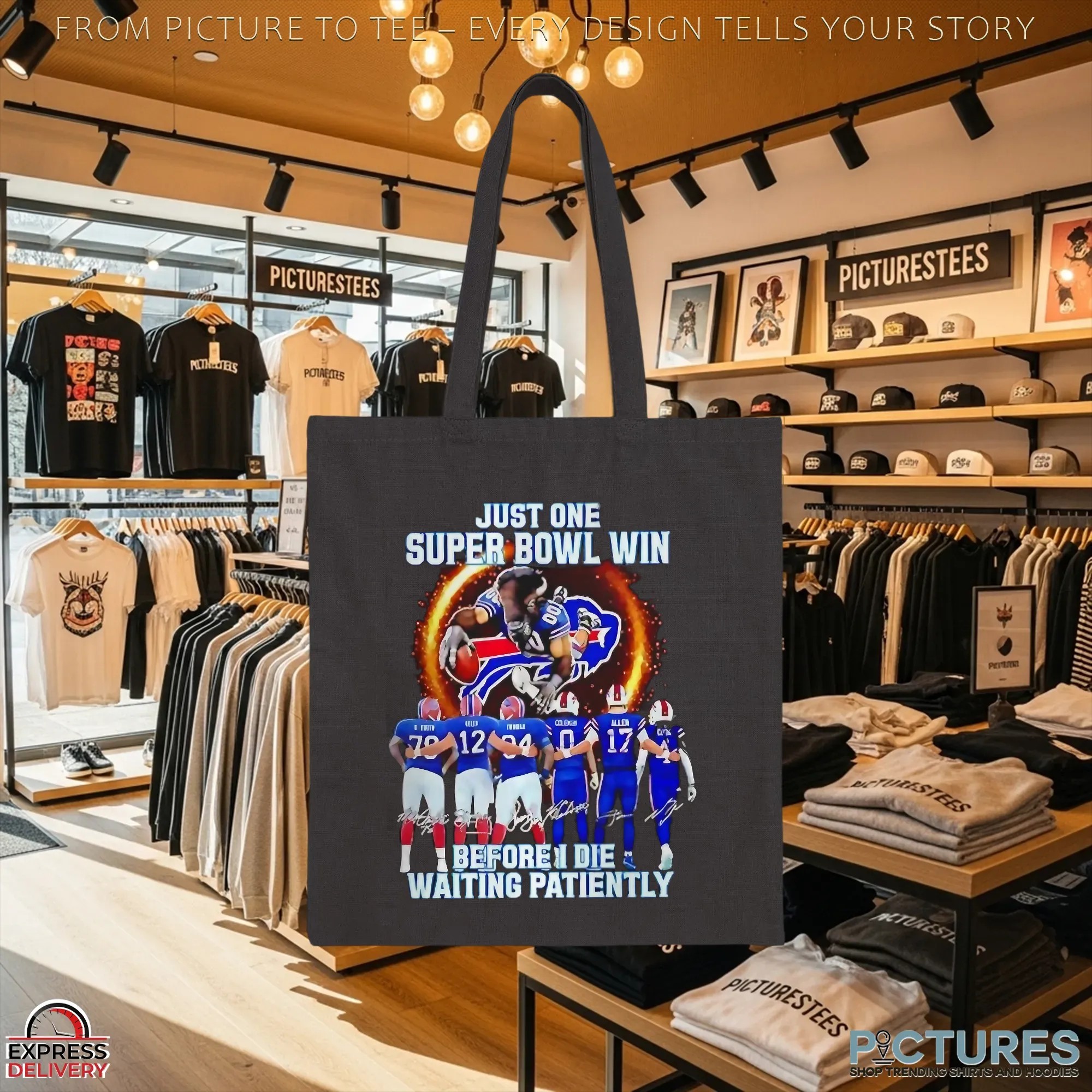 Buffalo Bills Just One Super Bowl Win Before I Die Waiting Patiently T Shirt Buffalo Bills Just One Super Bowl Win Before I Die Waiting Patiently T Shirt