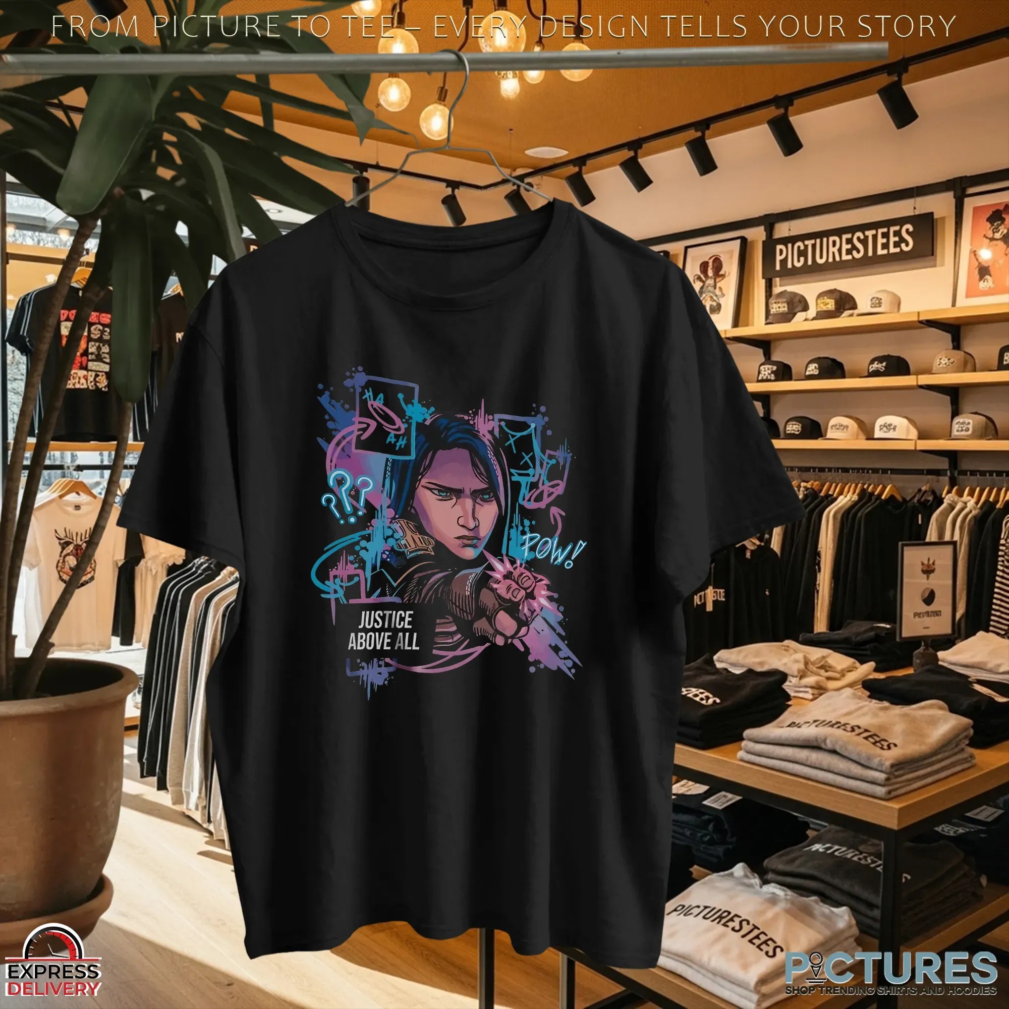 Caitlyn Kiramman League Of Legends Arcane Justice Above All Graphic T Shirt