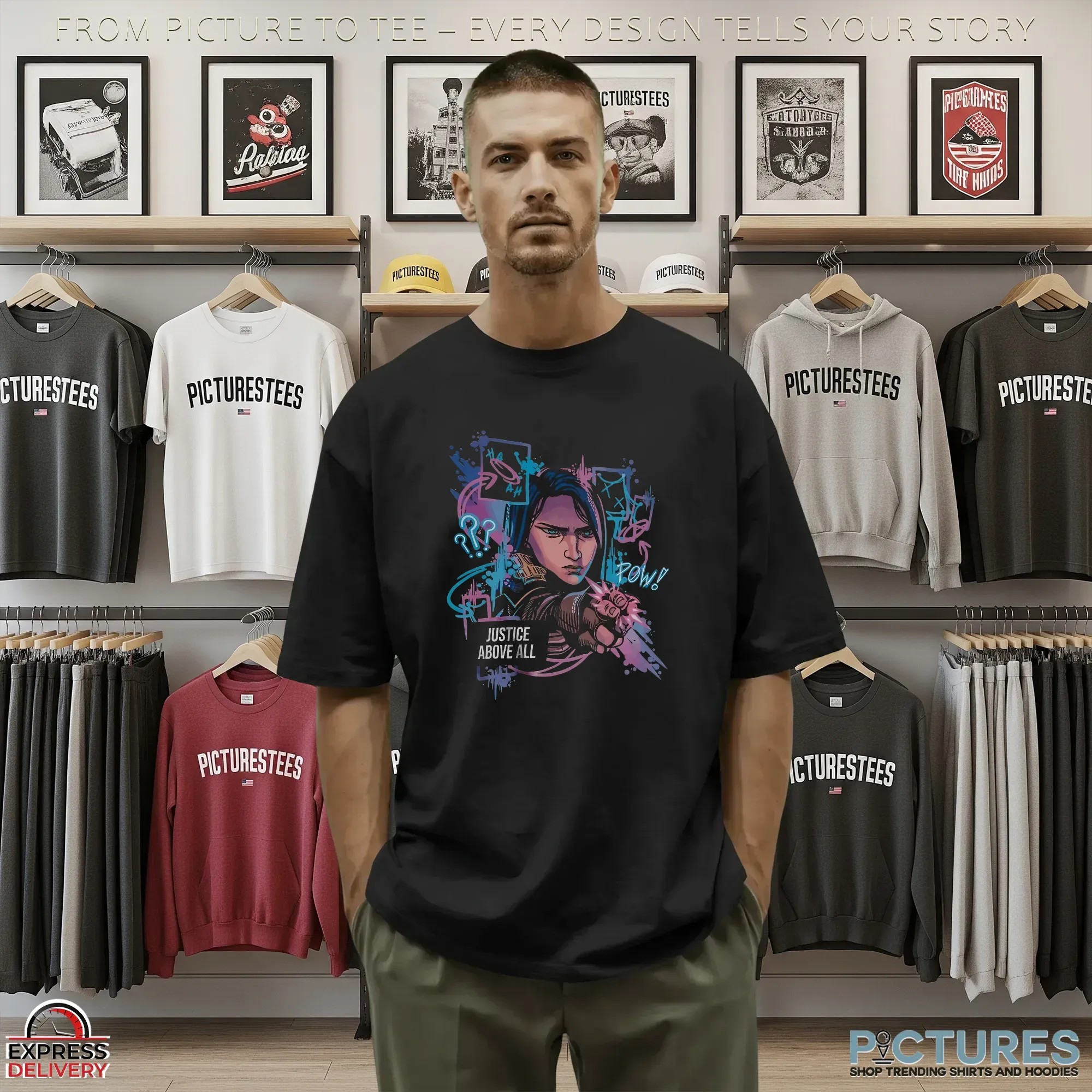 Caitlyn Kiramman League Of Legends Arcane Justice Above All Graphic T Shirt