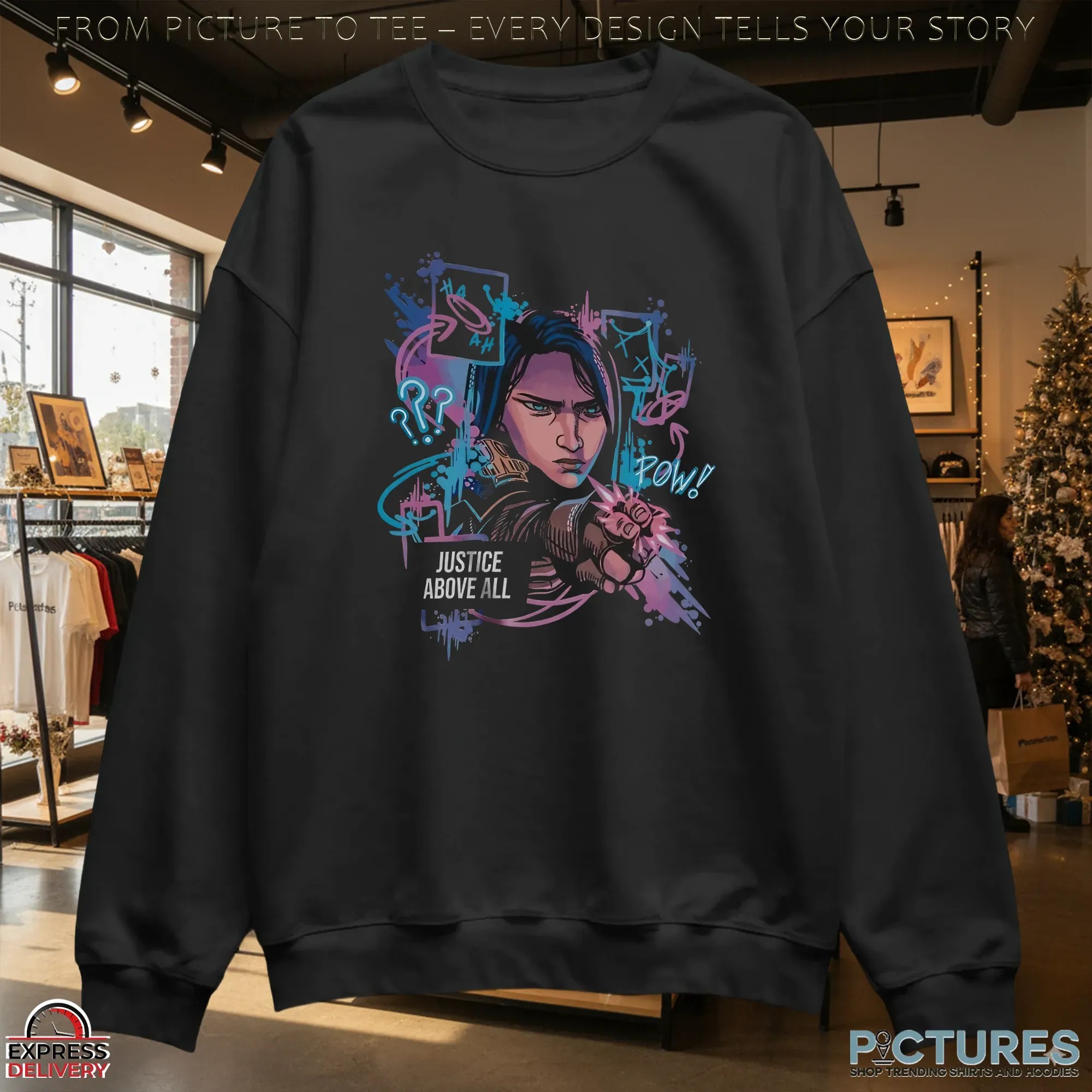 Caitlyn Kiramman League Of Legends Arcane Justice Above All Graphic T Shirt
