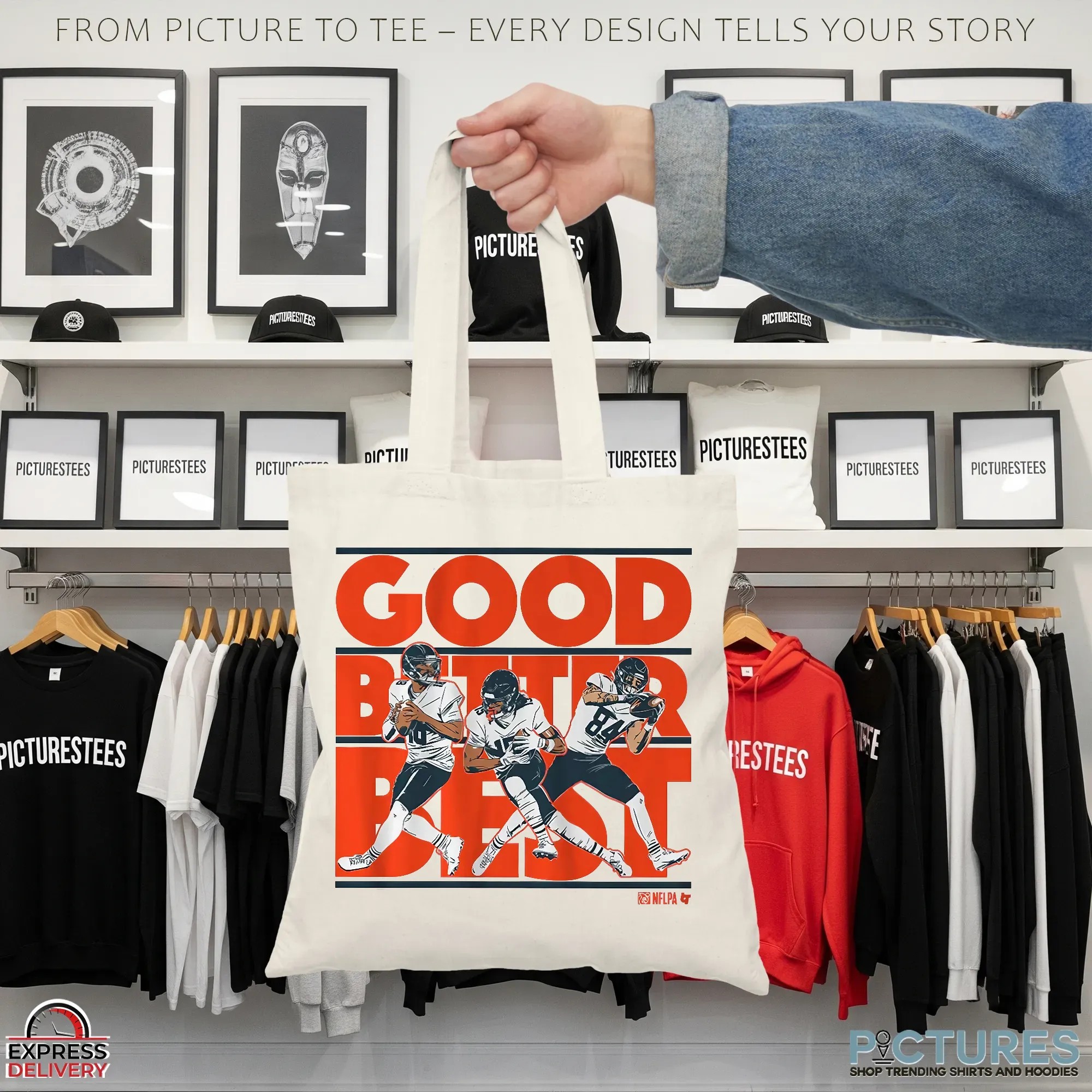 Caleb Williams, Rome Odunze And Colston Loveland Good Better Best T Shirt