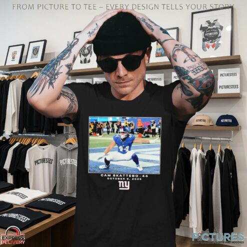 Cam Skattebo 15 October 12 2025 New York Giants NFL Flash Features Week 6 T Shirt