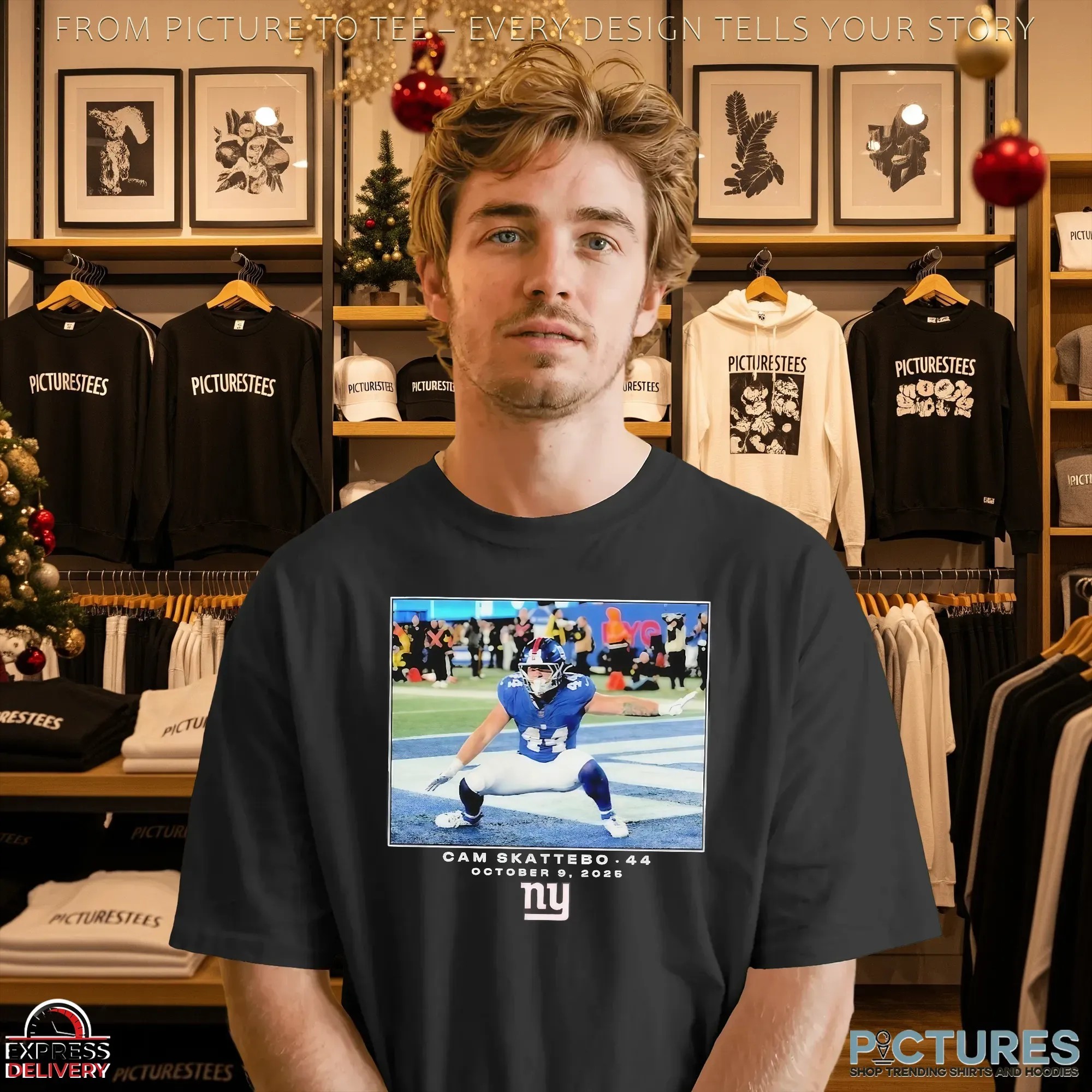 Cam Skattebo 15 October 12 2025 New York Giants NFL Flash Features Week 6 T Shirt