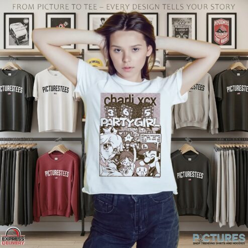 Charli XCX 365 Party Girl Mario T Shirt