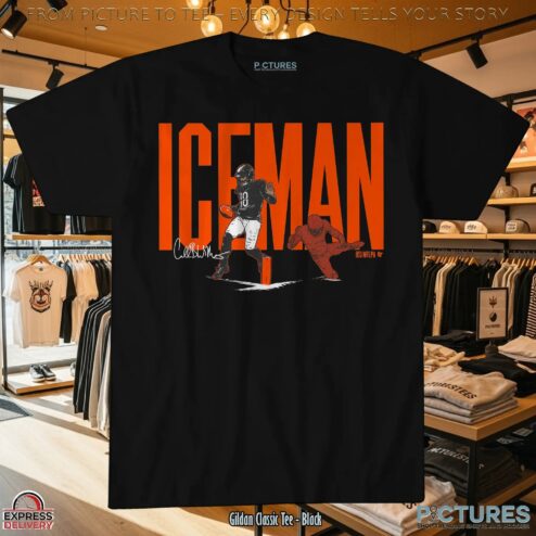Chicago Bears Caleb Williams ICEMAN Signature T Shirt