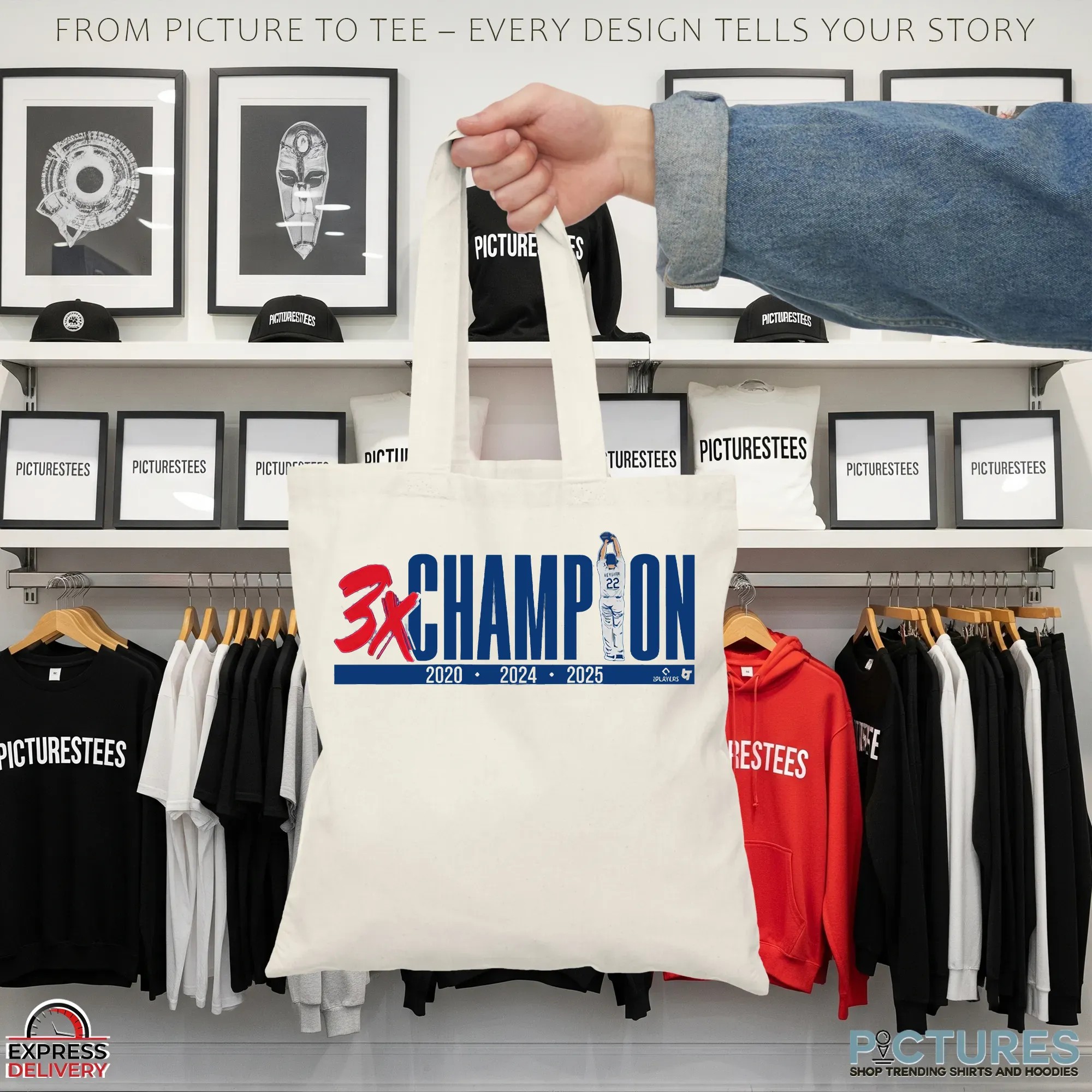 Clayton Kershaw 3X Three-Time Champion LA Dodgers 2020 2024 2025 T Shirt