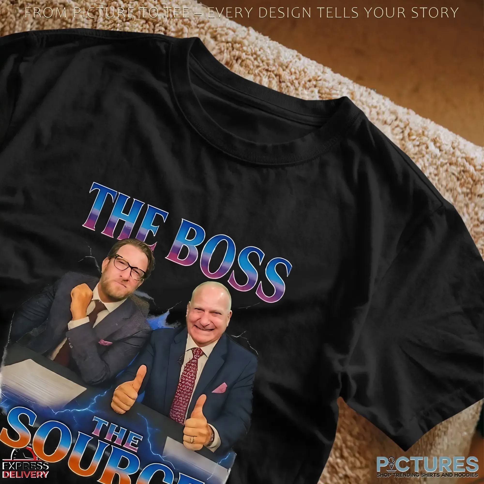 Dave Portnoy and Stu Feiner The Boss The Source T Shirt Dave Portnoy and Stu Feiner The Boss The Source T Shirt