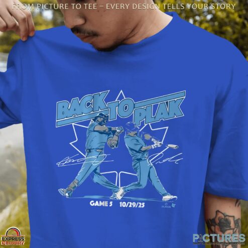 Davis Schneider & Vladimir Guerrero Jr Back-To-Plak Game 5 T Shirt