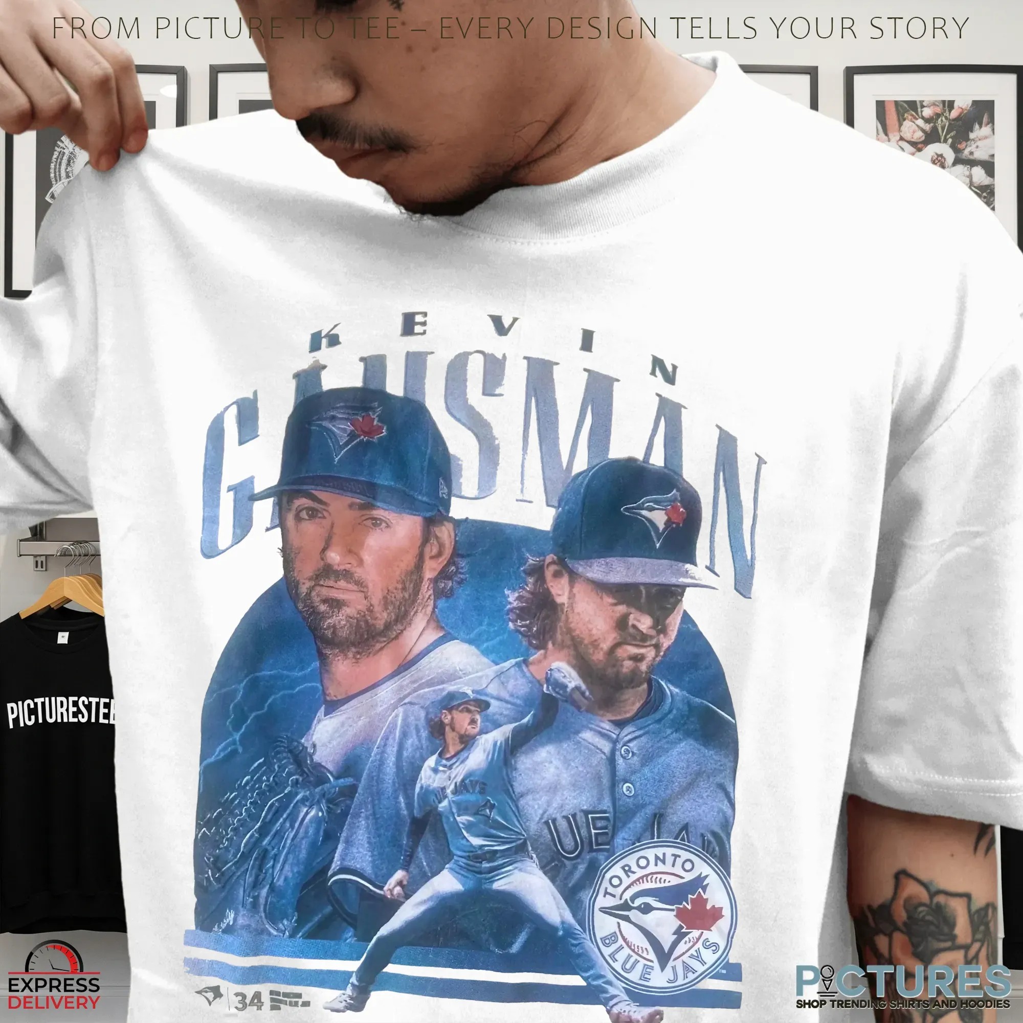 Davis Schneider wear Kevin Gausman Toronto Blue Jays Graphic T Shirt