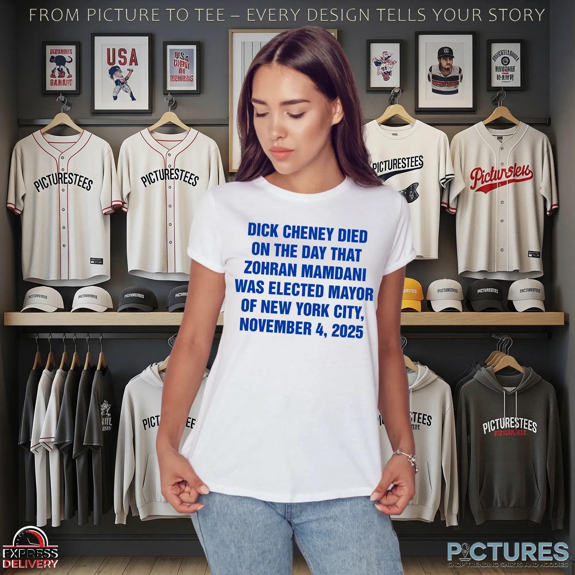 Dick Cheney Died On The Day That Zohran Mamdani Was Elected Mayor Of New York City, November 4, 2025 T Shirt