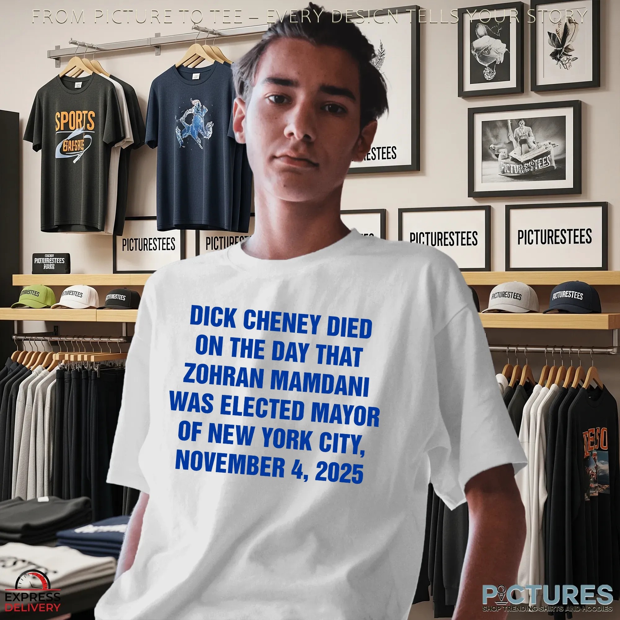 Dick Cheney Died On The Day That Zohran Mamdani Was Elected Mayor Of New York City, November 4, 2025 T Shirt