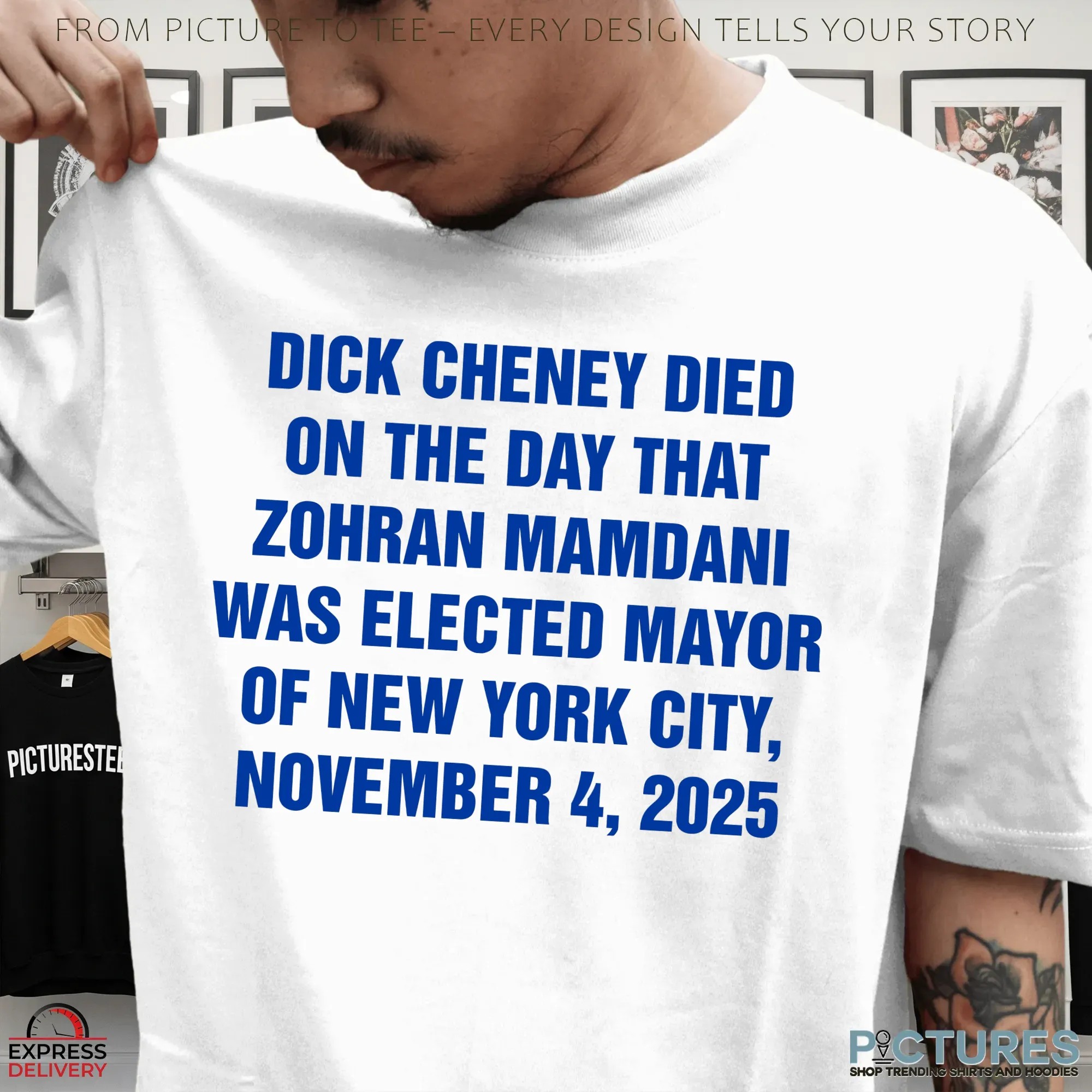 Dick Cheney Died On The Day That Zohran Mamdani Was Elected Mayor Of New York City, November 4, 2025 T Shirt