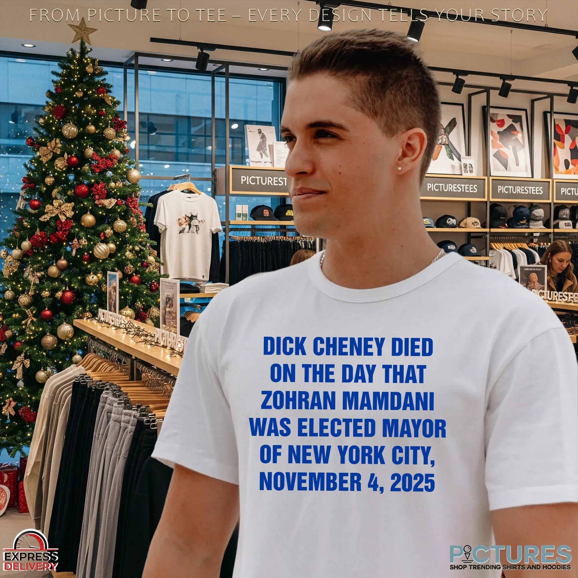 Dick Cheney Died On The Day That Zohran Mamdani Was Elected Mayor Of New York City, November 4, 2025 T Shirt