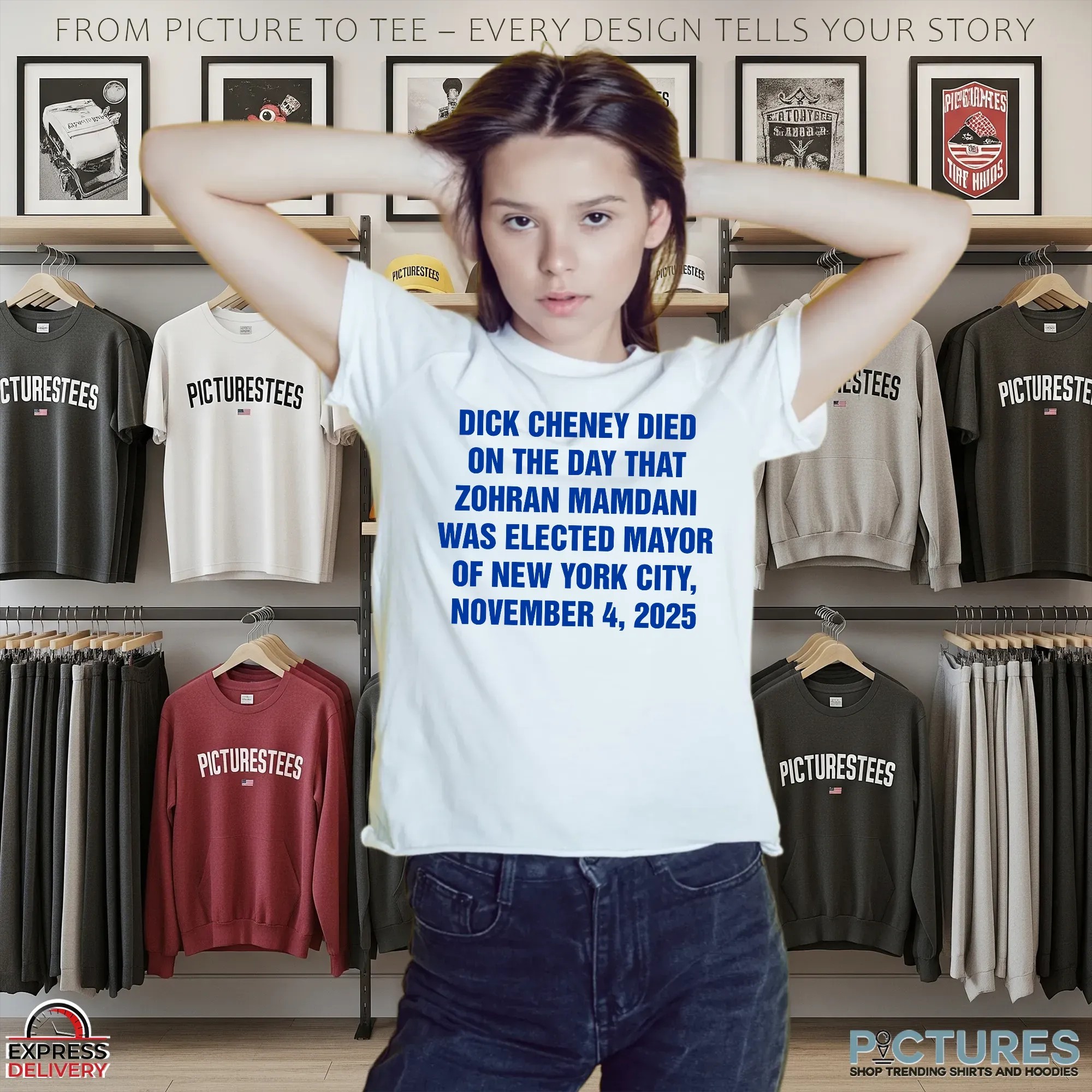 Dick Cheney Died On The Day That Zohran Mamdani Was Elected Mayor Of New York City, November 4, 2025 T Shirt