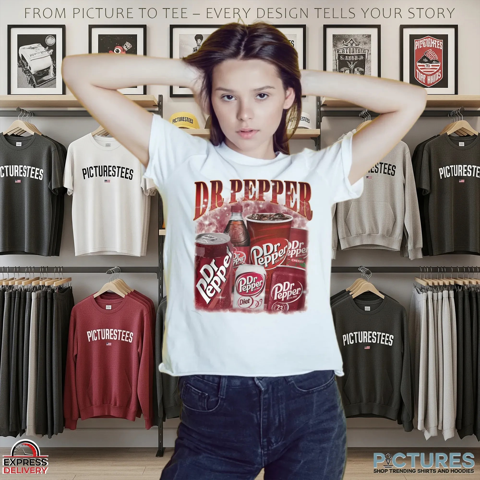 Dr Pepper Retro Bootleg Soda Lover T Shirt