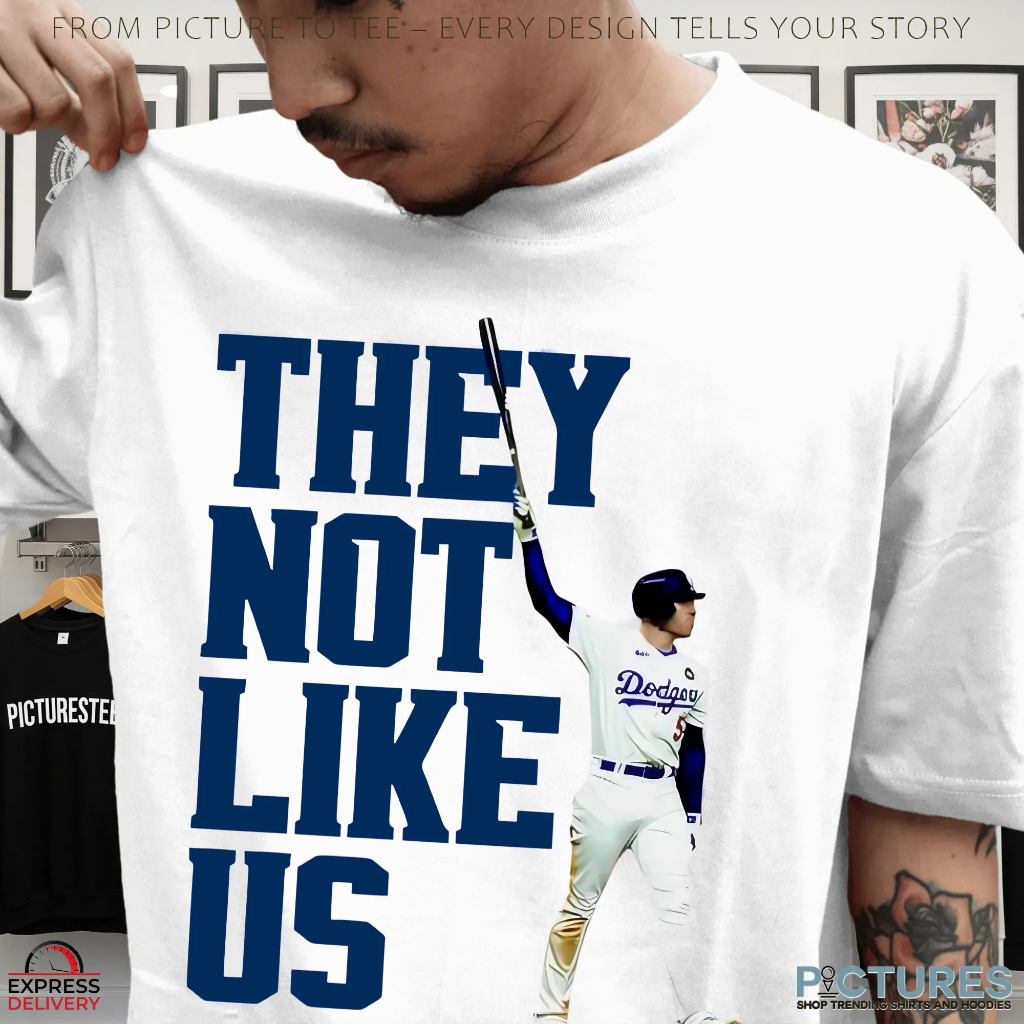 Freddie Freeman They Not Like Us Los Angeles Dodgers 2025 Champs T Shirt