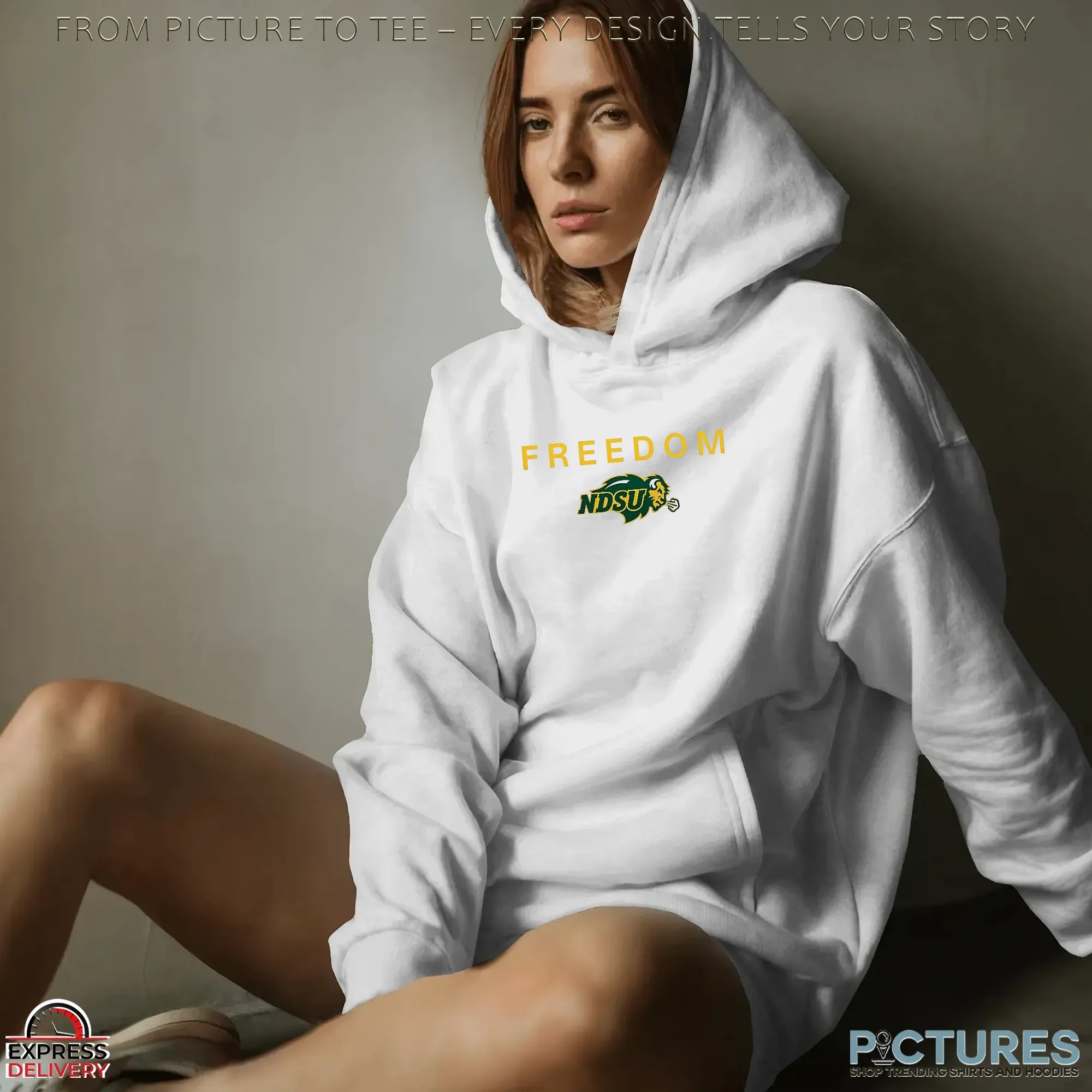 Freedom North Dakota State Bison Football Logo T Shirt Freedom North Dakota State Bison Football Logo T Shirt