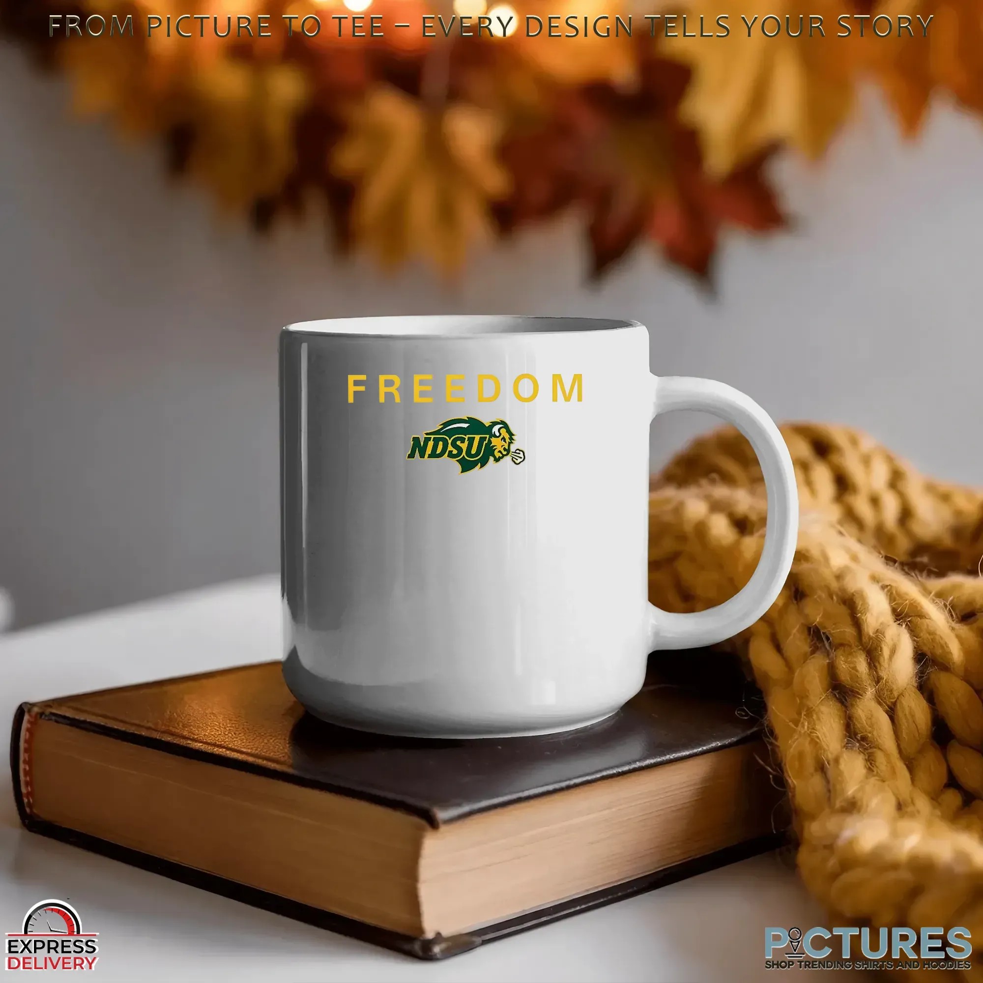 Freedom North Dakota State Bison Football Logo T Shirt Freedom North Dakota State Bison Football Logo T Shirt