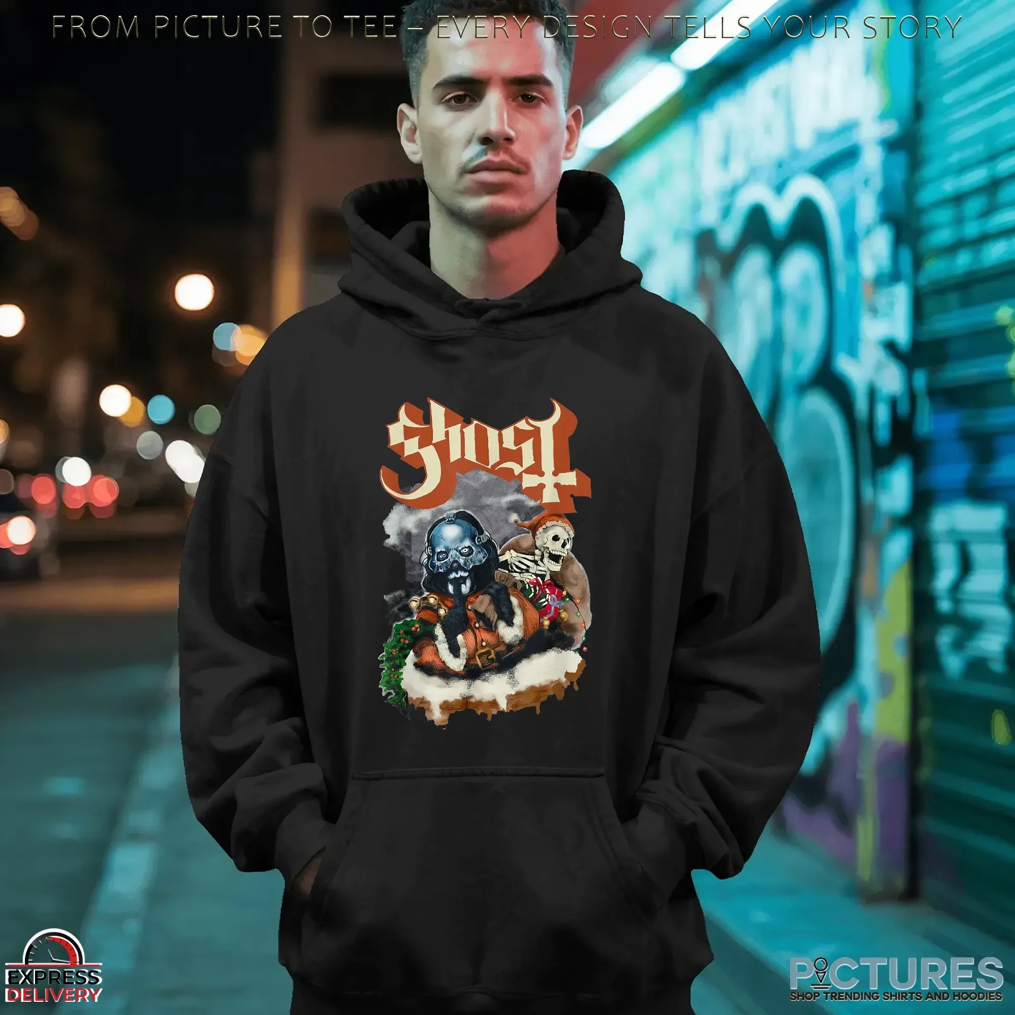 Ghost Papa Emeritus Skeleton Chrismas T Shirt Ghost Papa Emeritus Skeleton Chrismas T Shirt