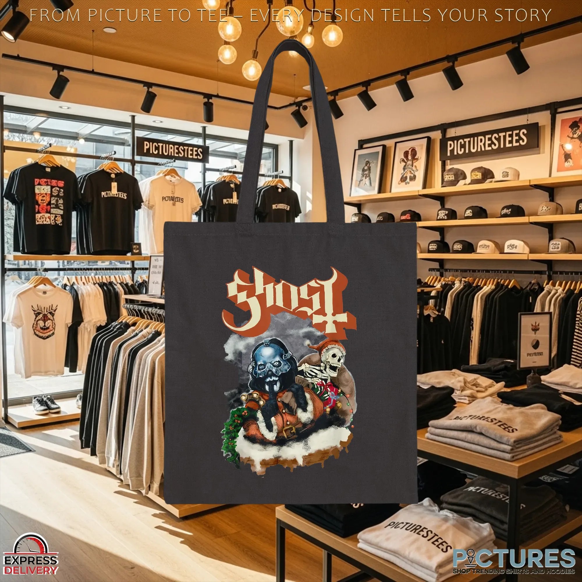 Ghost Papa Emeritus Skeleton Chrismas T Shirt Ghost Papa Emeritus Skeleton Chrismas T Shirt