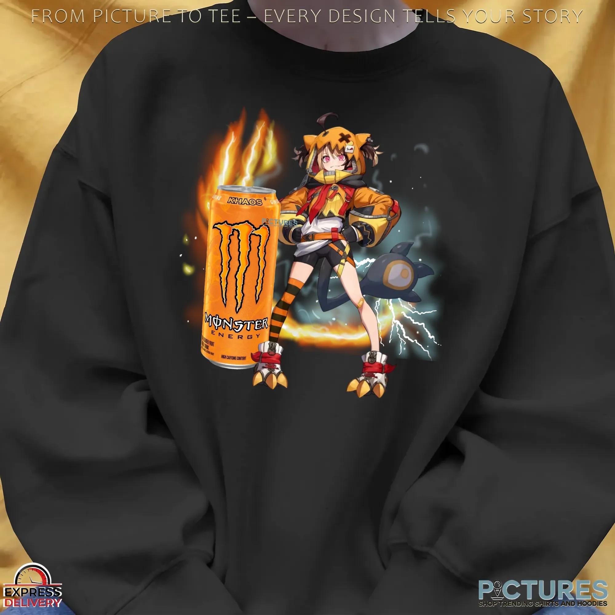 Gigi Murin HoloLilve Monster Energy Boat Go Binted Mashup T Shirt