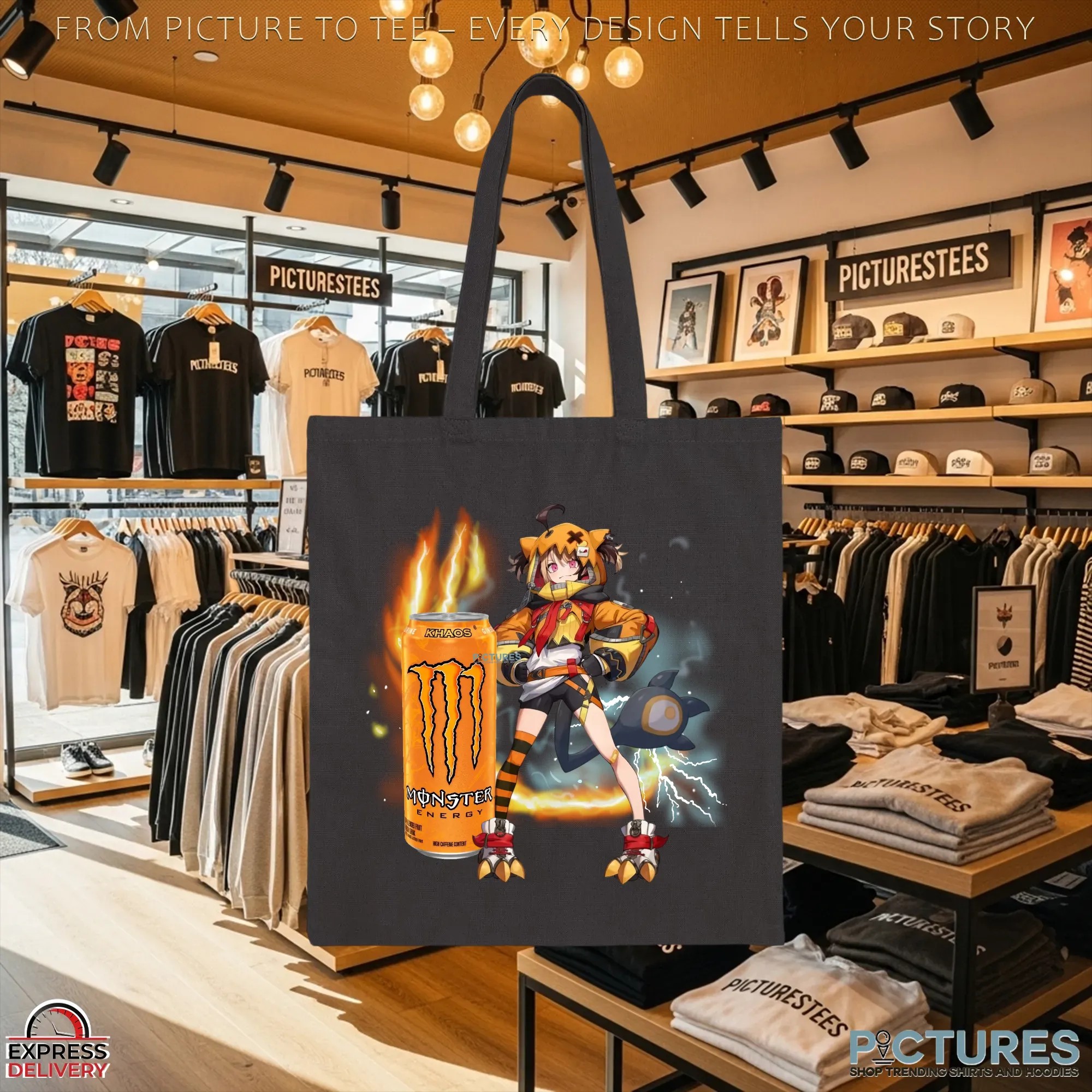 Gigi Murin HoloLilve Monster Energy Boat Go Binted Mashup T Shirt