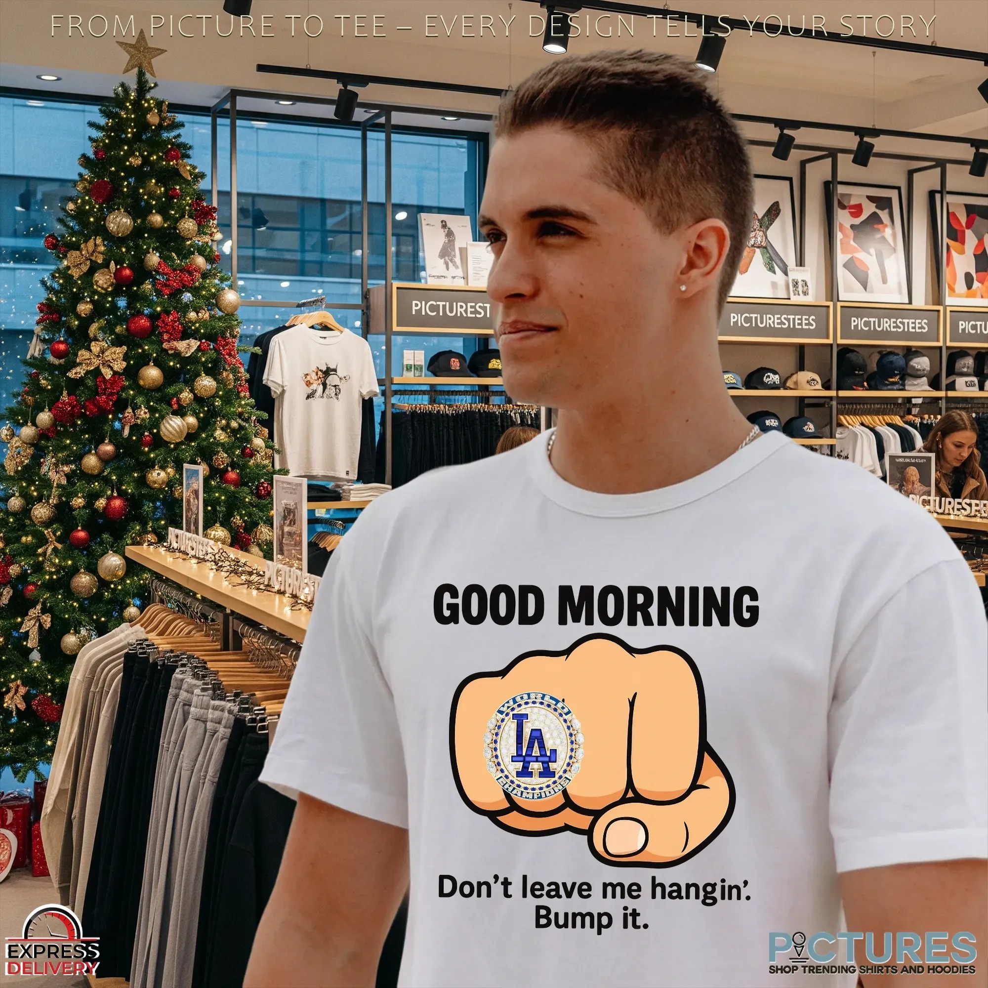 Good Morning Don't Leave Me Hangin Bump It T Shirt Good Morning Don't Leave Me Hangin Bump It T Shirt