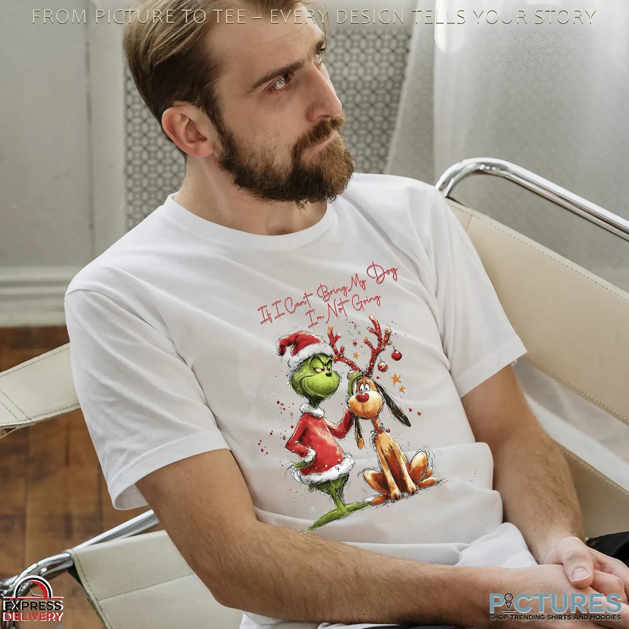 Grinch And Max If I Can't Bring My Dog I'm Not Going Christmas Dog Love T Shirt Grinch And Max If I Can't Bring My Dog I'm Not Going Christmas Dog Love T Shirt