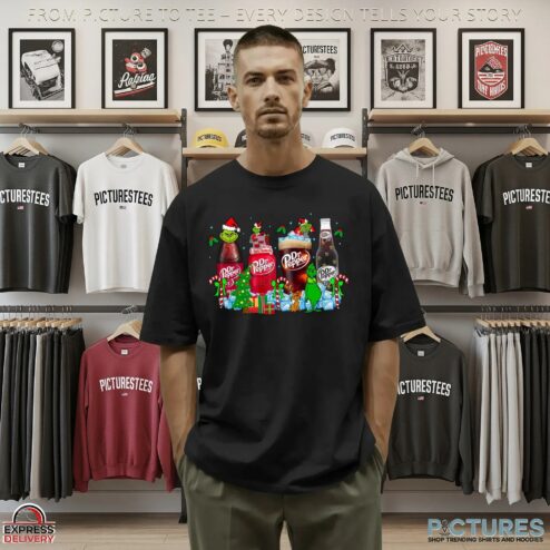 Grinch Dr Pepper Soda Lover Christmas T Shirt
