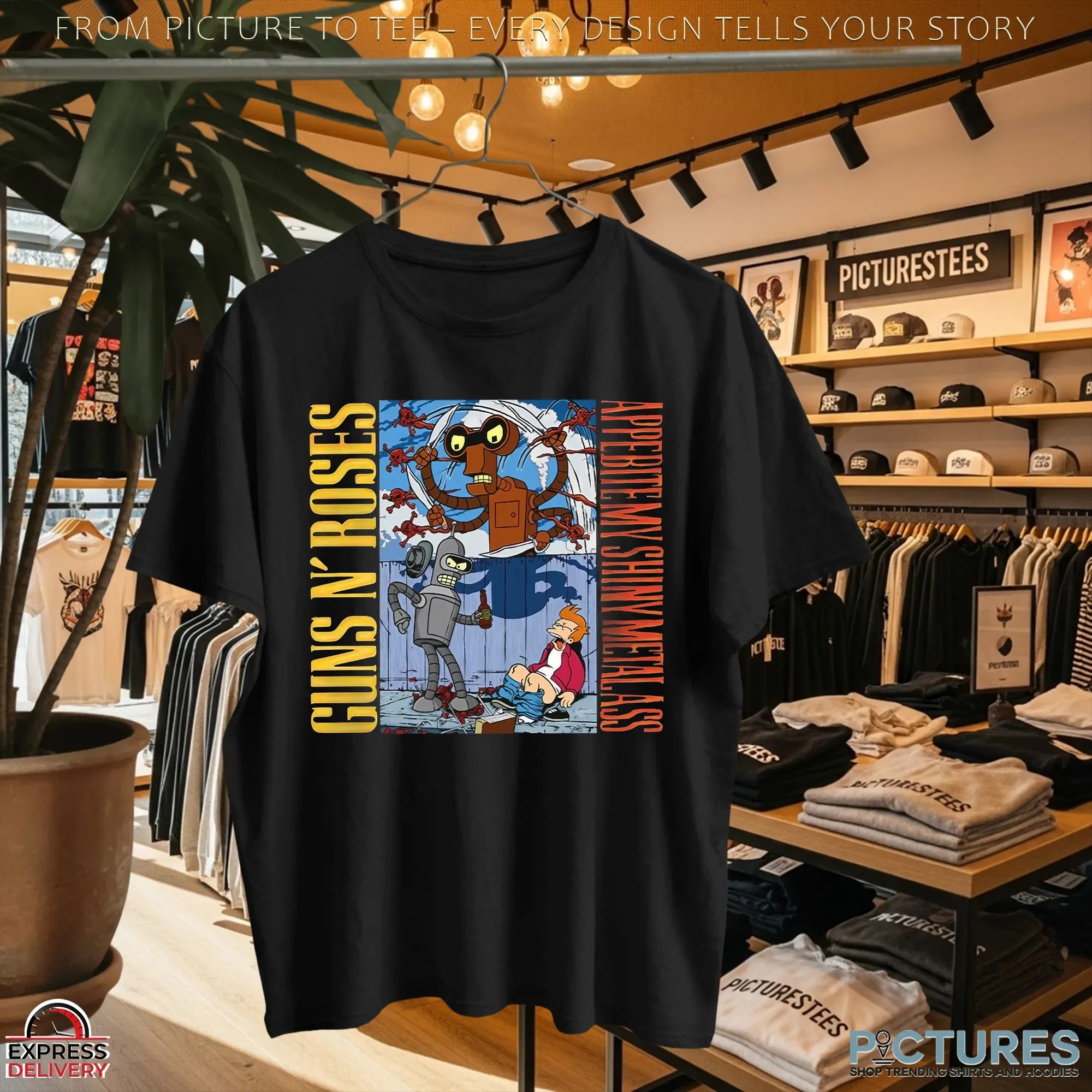 Guns N’ Roses Appebite My Shiny Metal Ass Unisex Graphic T Shirt