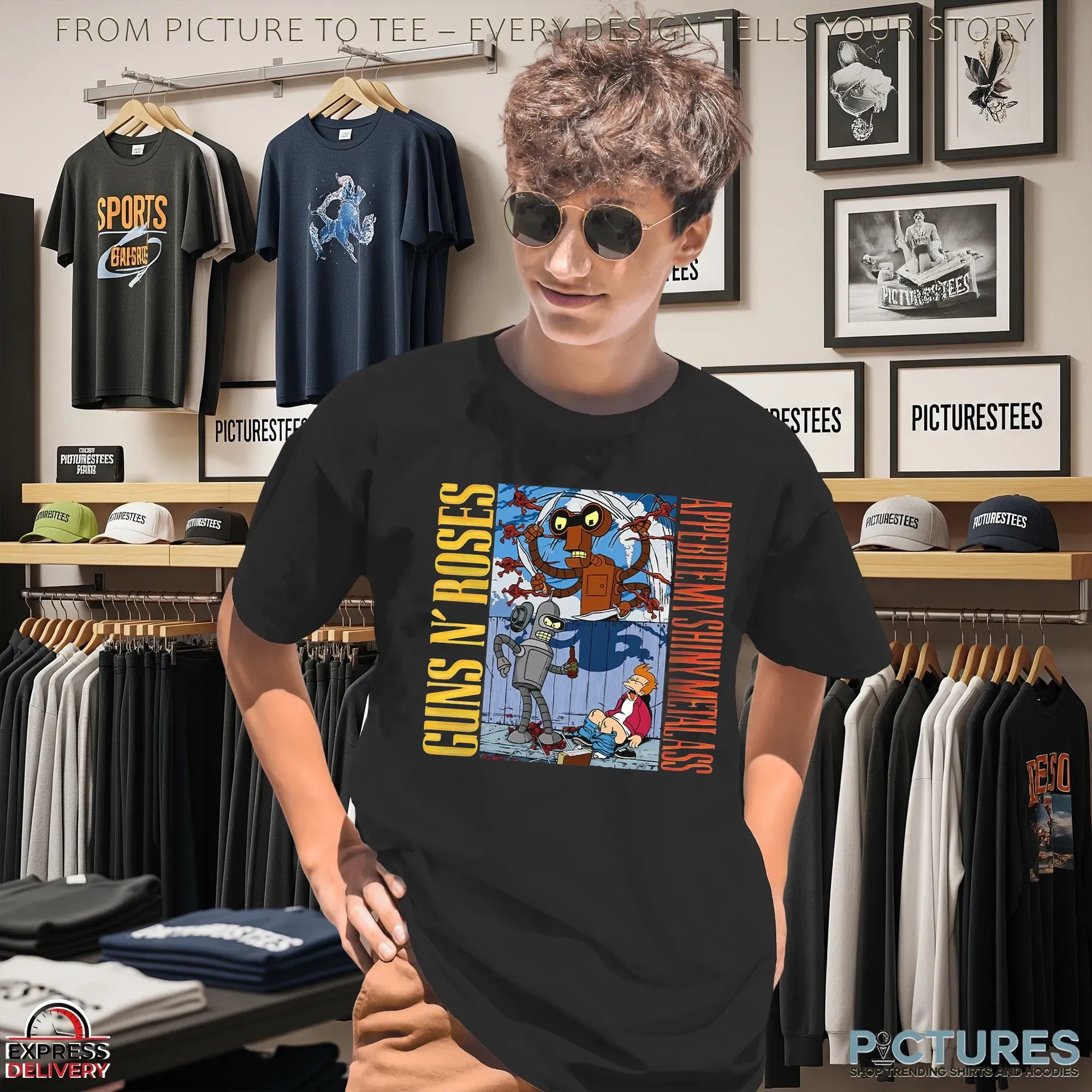 Guns N’ Roses Appebite My Shiny Metal Ass Unisex Graphic T Shirt