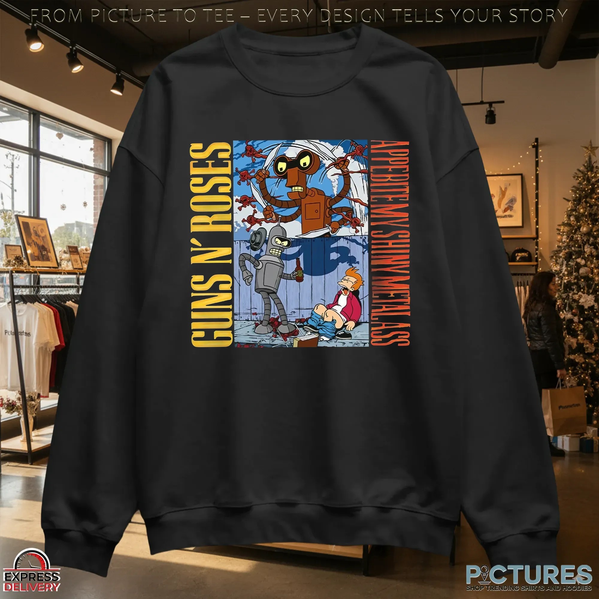 Guns N’ Roses Appebite My Shiny Metal Ass Unisex Graphic T Shirt