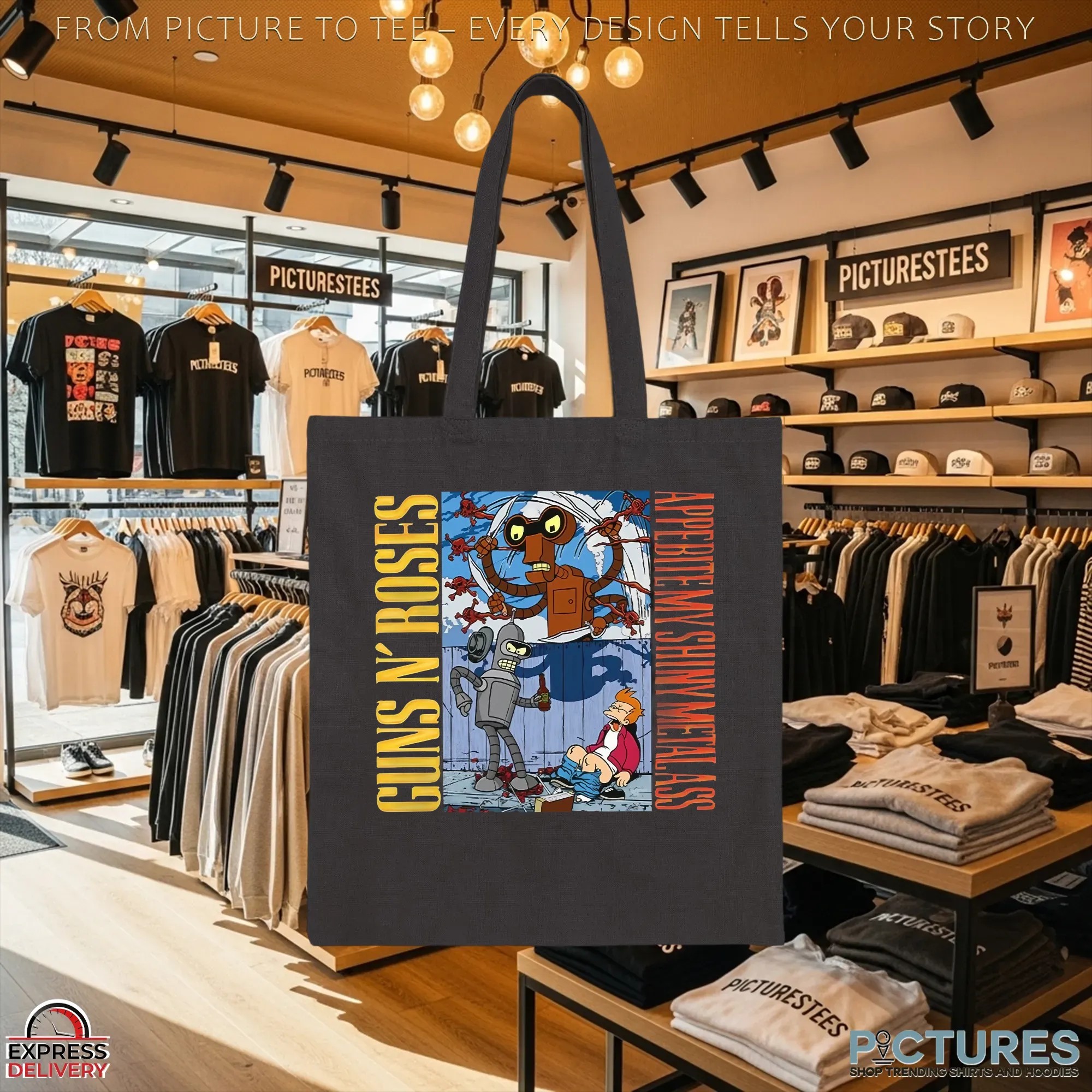 Guns N’ Roses Appebite My Shiny Metal Ass Unisex Graphic T Shirt