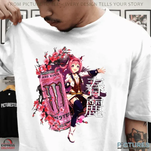 Haru Urara Uma Musume Sakura Monster Energy Anime T Shirt