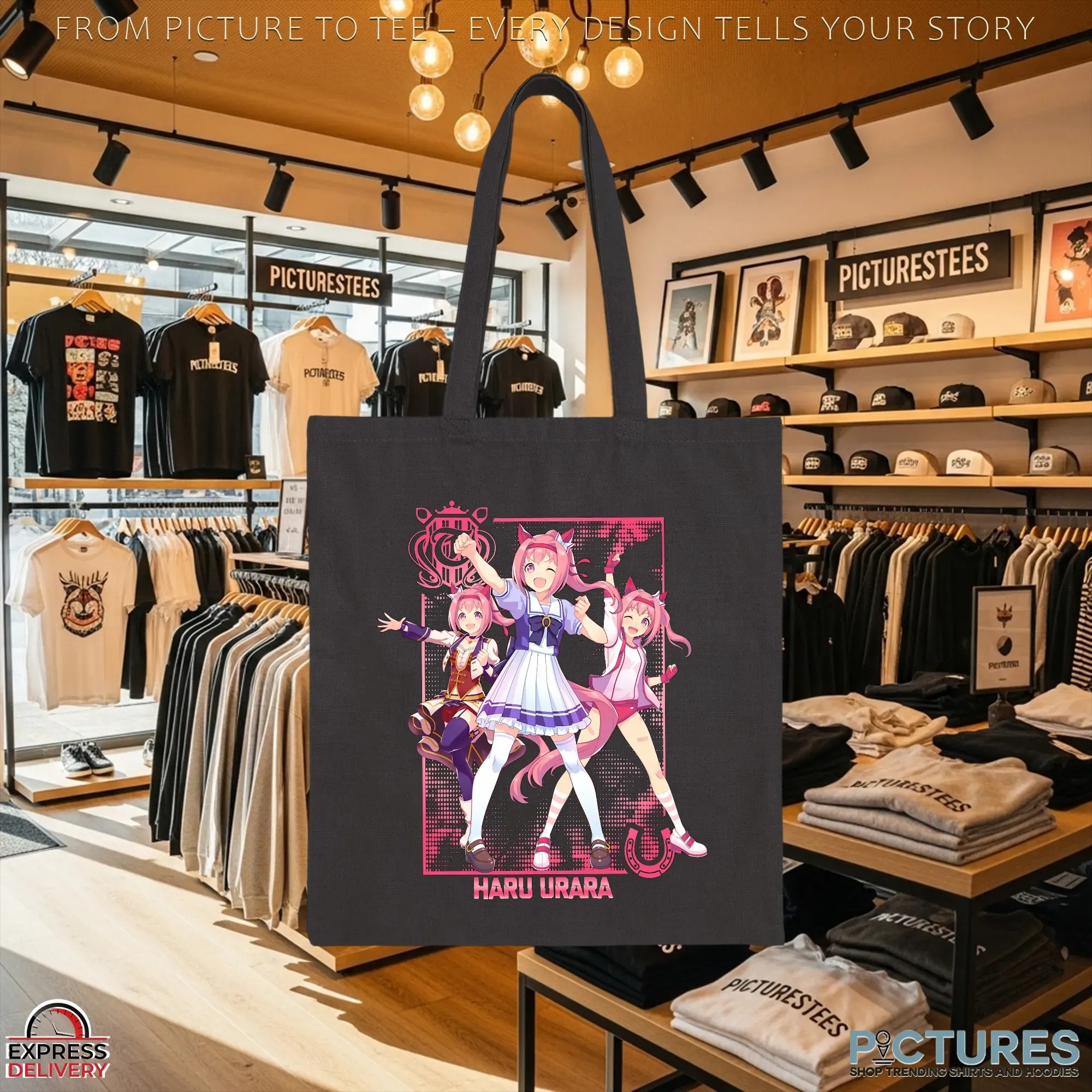 Haru Urara Multi Pink Outfit Uma Musume Pretty Derby Anime T Shirt Haru Urara Multi Pink Outfit Uma Musume Pretty Derby Anime T Shirt