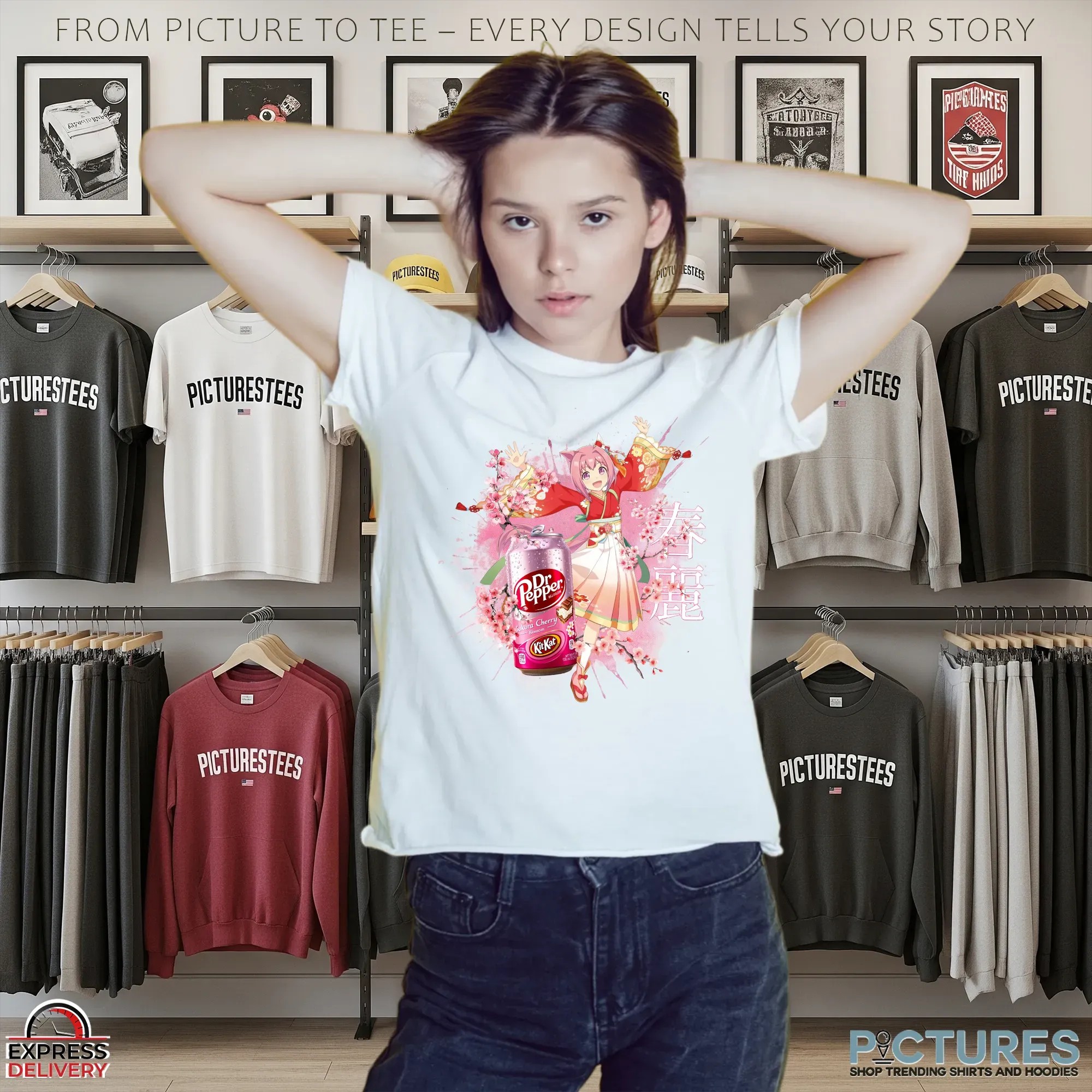 Haru Urara Uma Musume Sakura Dr Pepper Soda Anime Mashup T Shirt