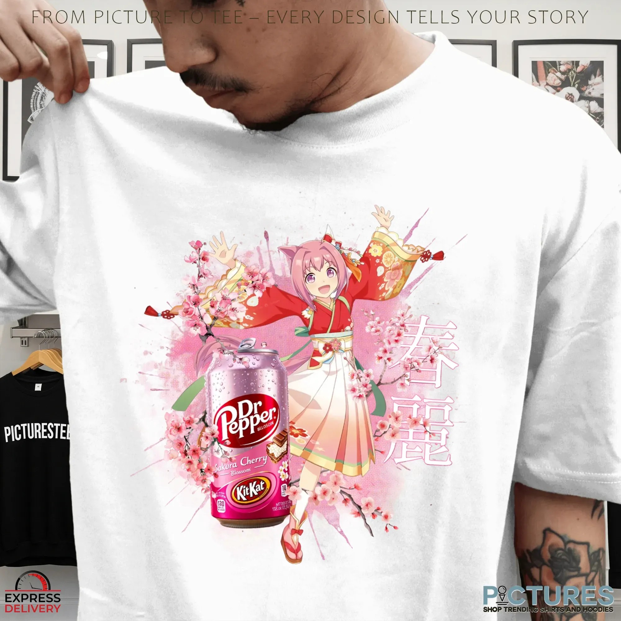 Haru Urara Uma Musume Sakura Dr Pepper Soda Anime Mashup T Shirt