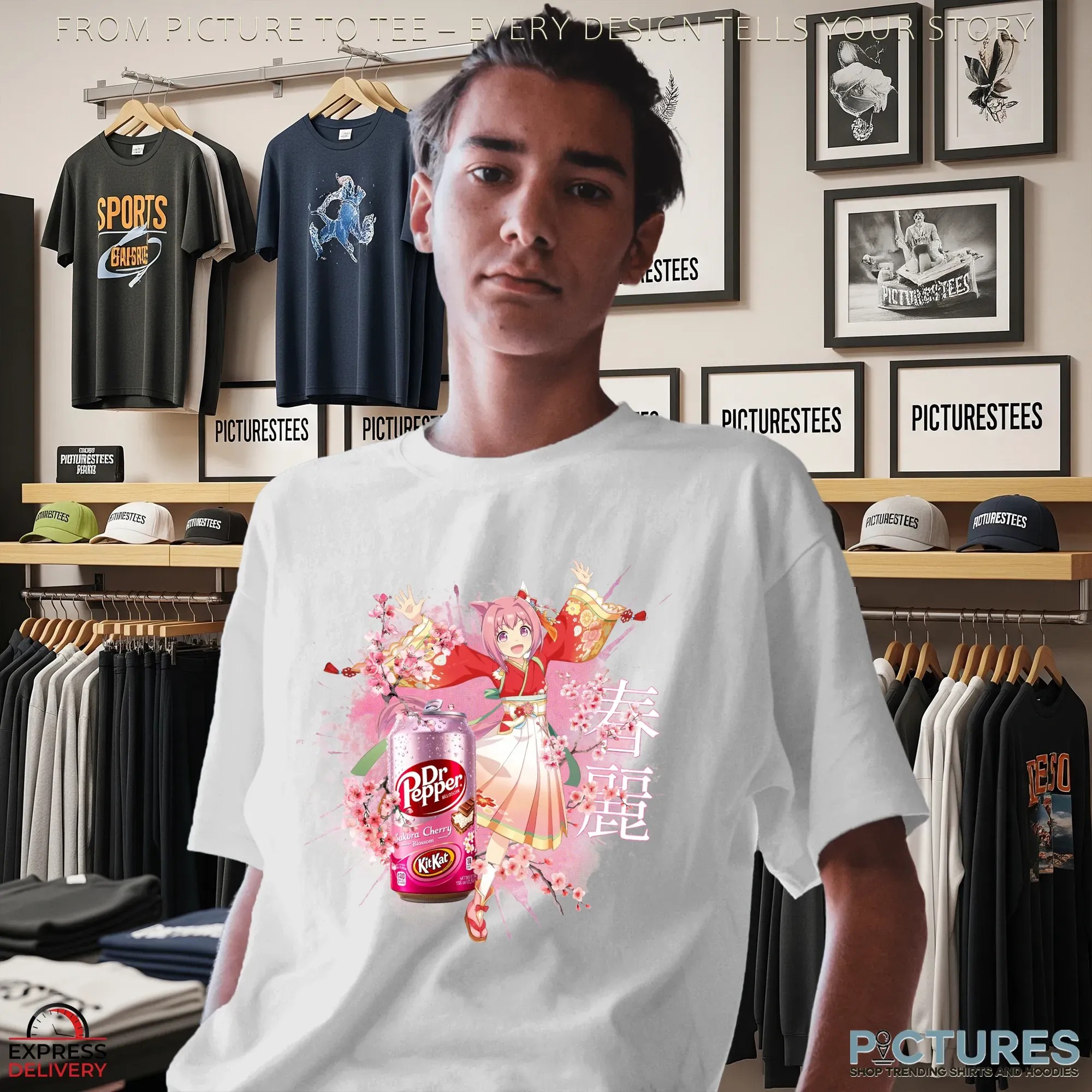 Haru Urara Uma Musume Sakura Dr Pepper Soda Anime Mashup T Shirt