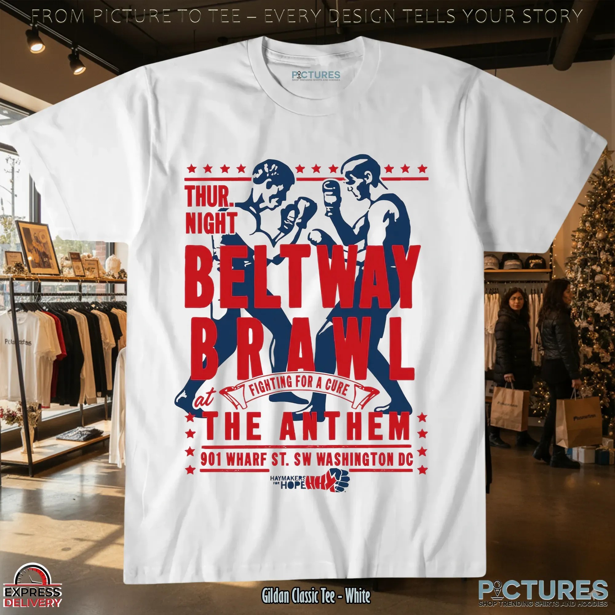 Haymakers For Hope Beltway Brawl Fighting For A Cure T Shirt