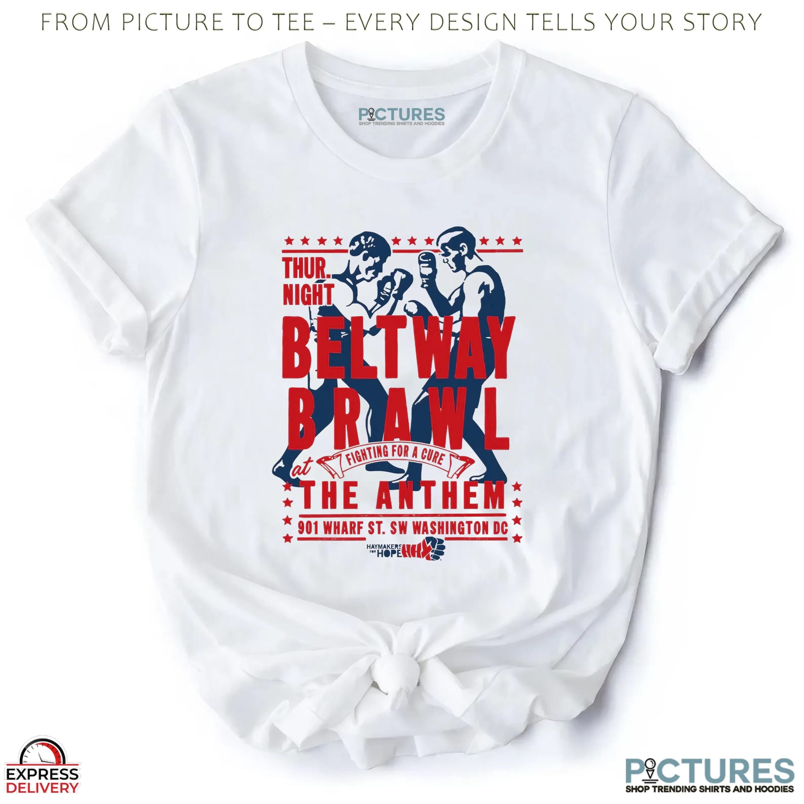 Haymakers For Hope Beltway Brawl Fighting For A Cure T Shirt