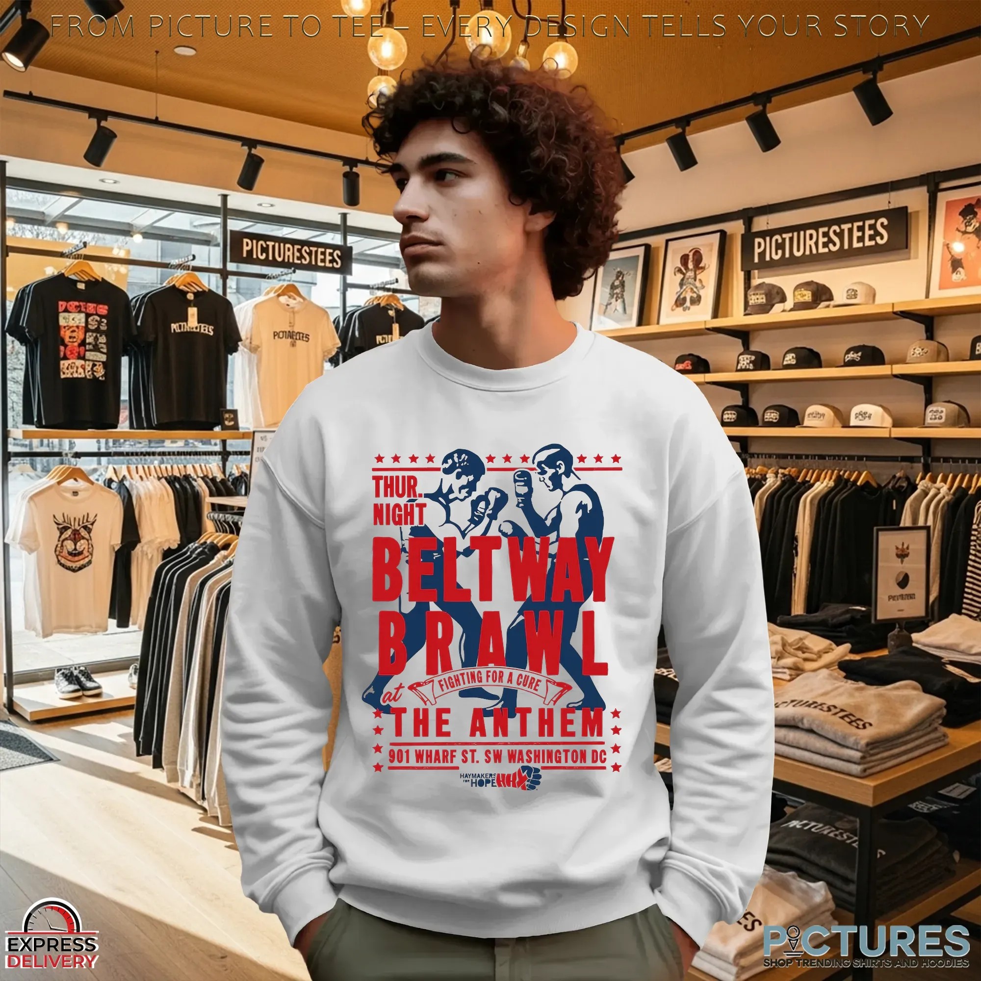 Haymakers For Hope Beltway Brawl Fighting For A Cure T Shirt