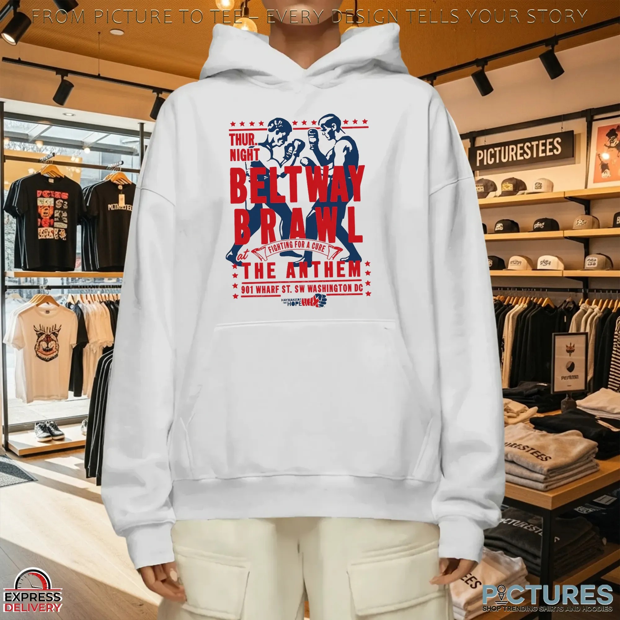 Haymakers For Hope Beltway Brawl Fighting For A Cure T Shirt