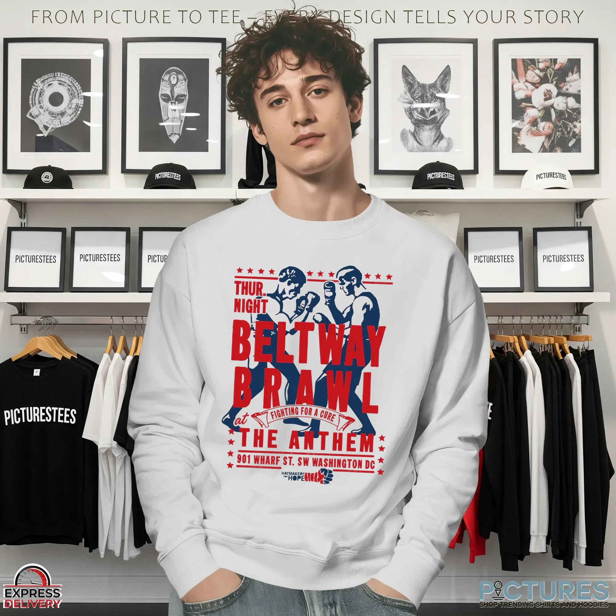 Haymakers For Hope Beltway Brawl Fighting For A Cure T Shirt