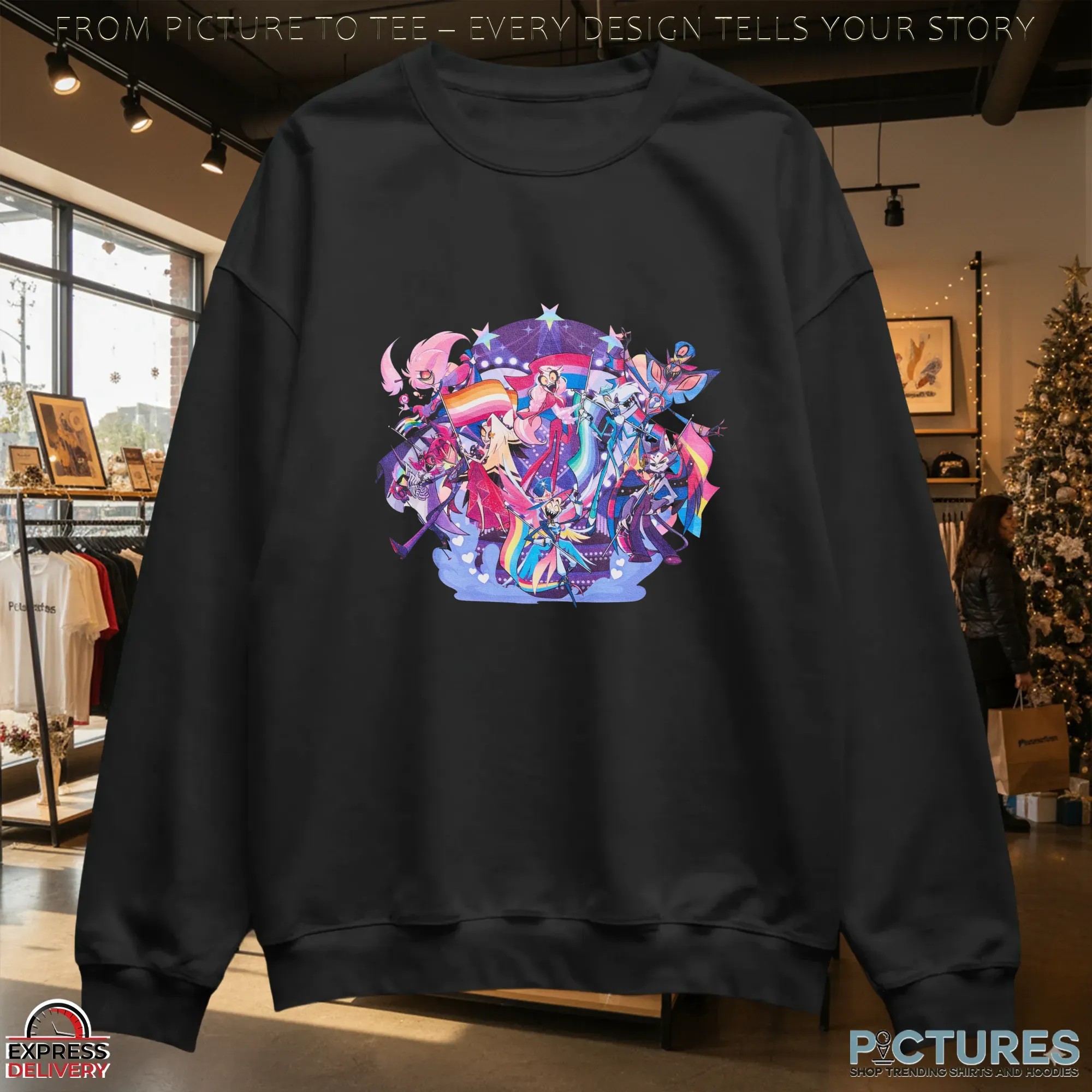 Hazbin Hotel Pride LGBTQIA+ T Shirt Hazbin Hotel Pride LGBTQIA+ T Shirt