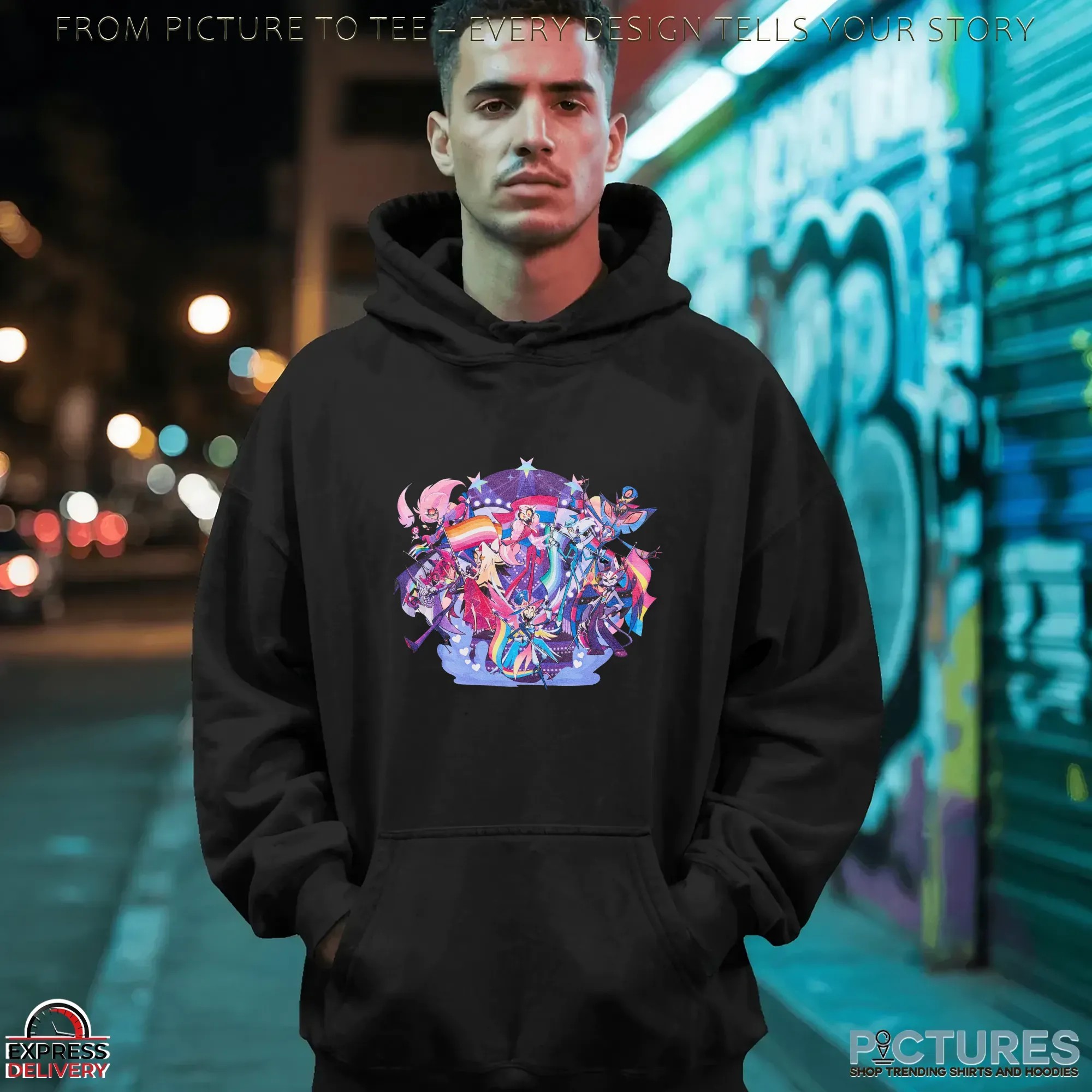 Hazbin Hotel Pride LGBTQIA+ T Shirt Hazbin Hotel Pride LGBTQIA+ T Shirt