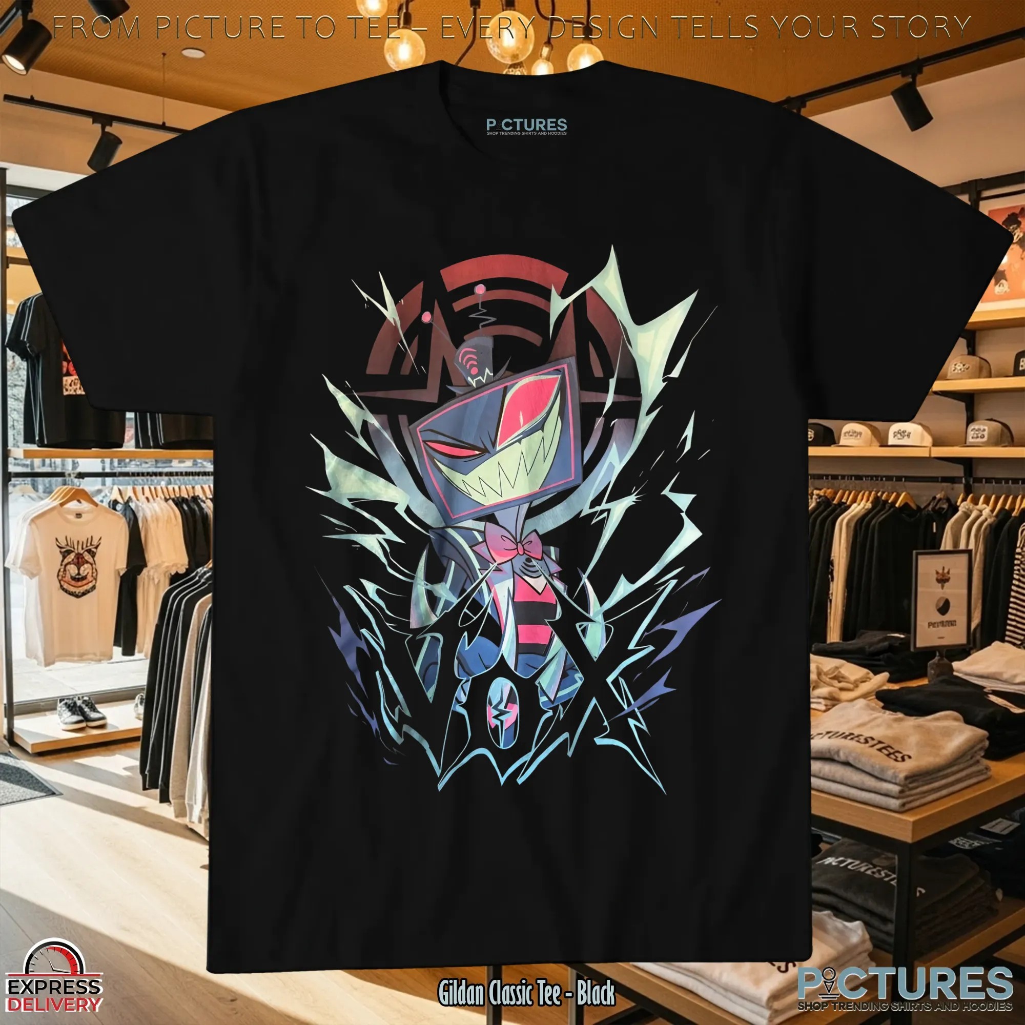 Hazbin Hotel Vox Graphic T Shirt