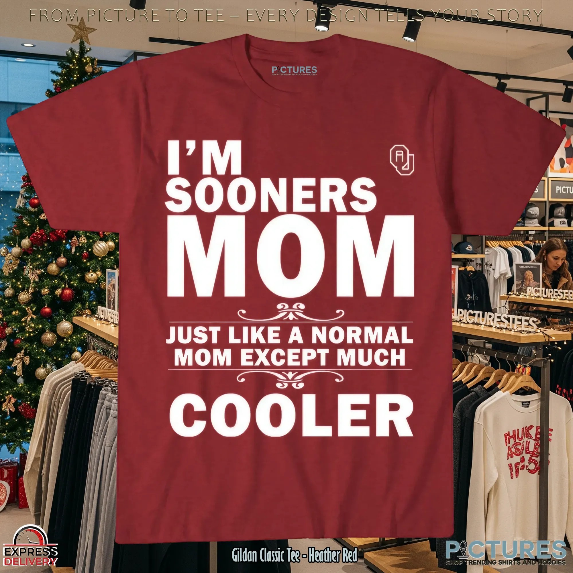 I'm A Oklahoma Sooners Mom Just Like A Normal Mom Except Much Cooler T Shirt