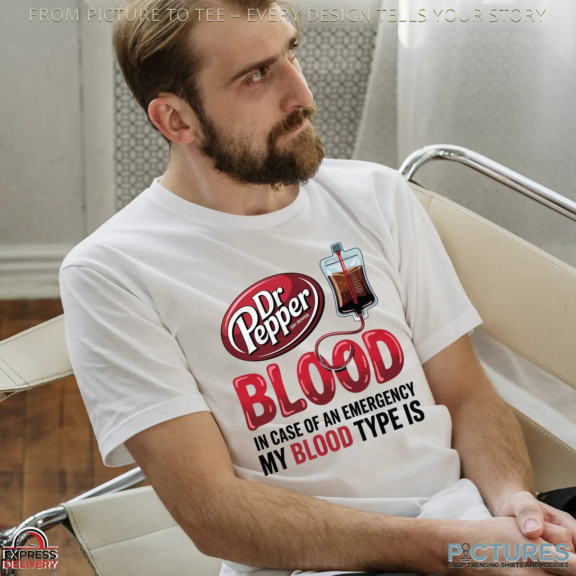 In Case Of And Emergency My Blood Type Is Dr Pepper T Shirt
