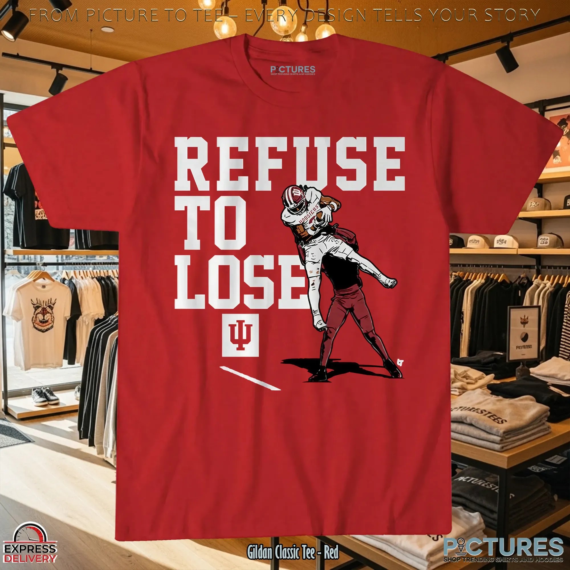 Indiana Hoosiers Football Omar Cooper Jr Refuse to Lose T Shirt