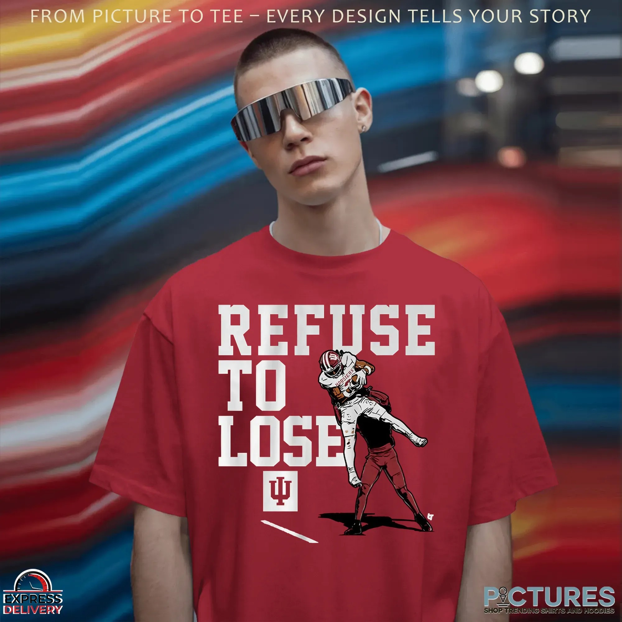 Indiana Hoosiers Football Omar Cooper Jr Refuse to Lose T Shirt